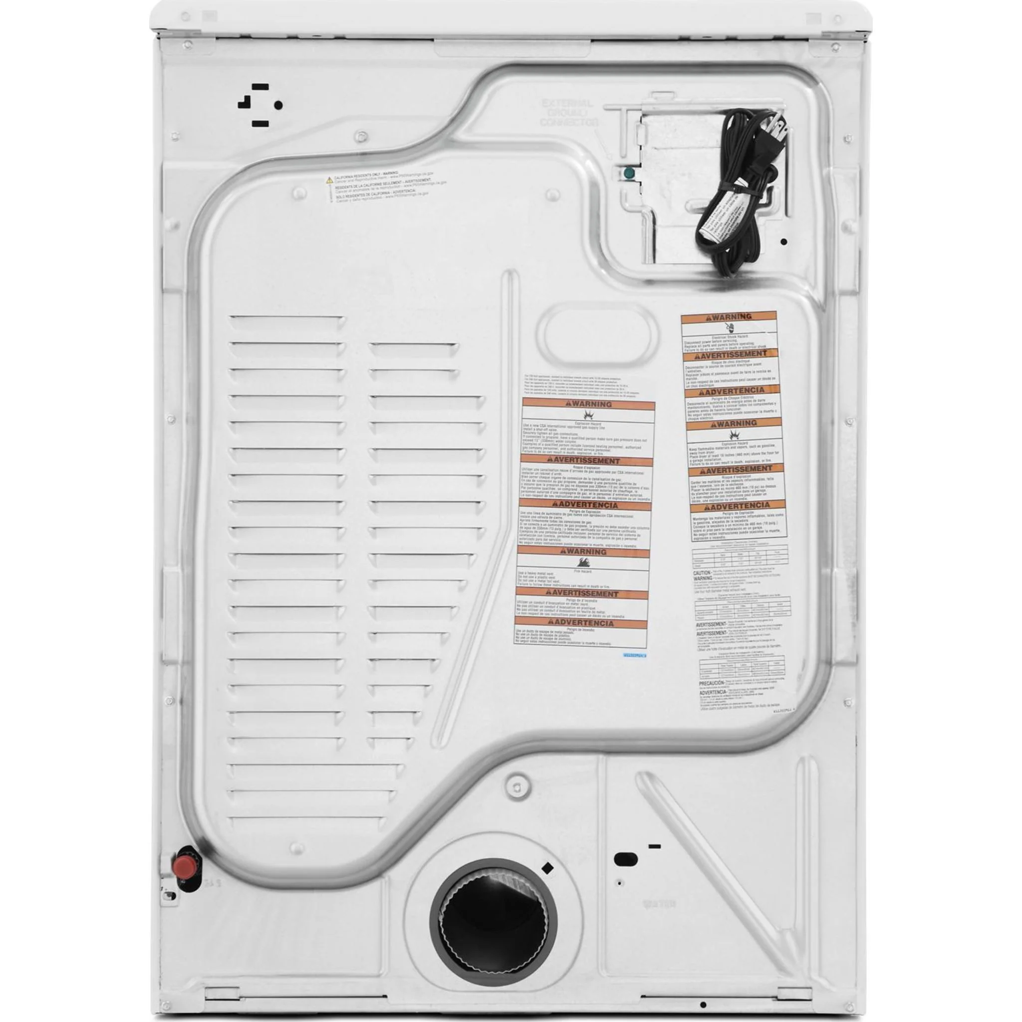Amana GasS 7.4 cu. ft. 12 Cycles 4 Temperatures Powder Coated Drum Energy Star - White (NGD5800HW) - Image 28