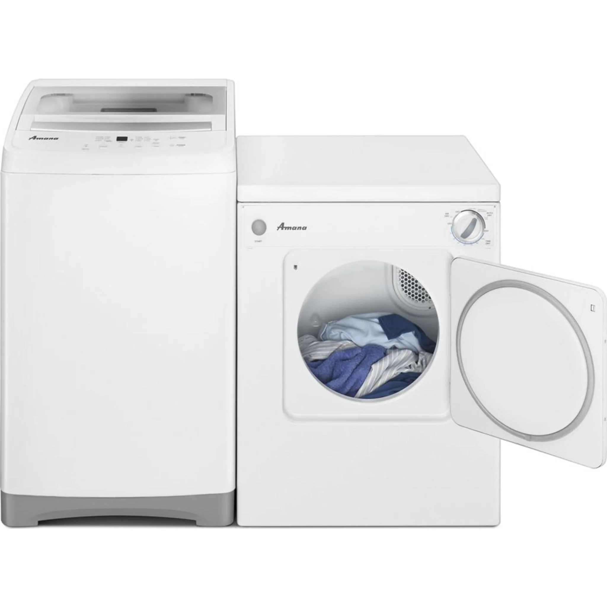 Amana GasS 7.4 cu. ft. 12 Cycles 4 Temperatures Powder Coated Drum Energy Star - White (NGD5800HW) - Image 7