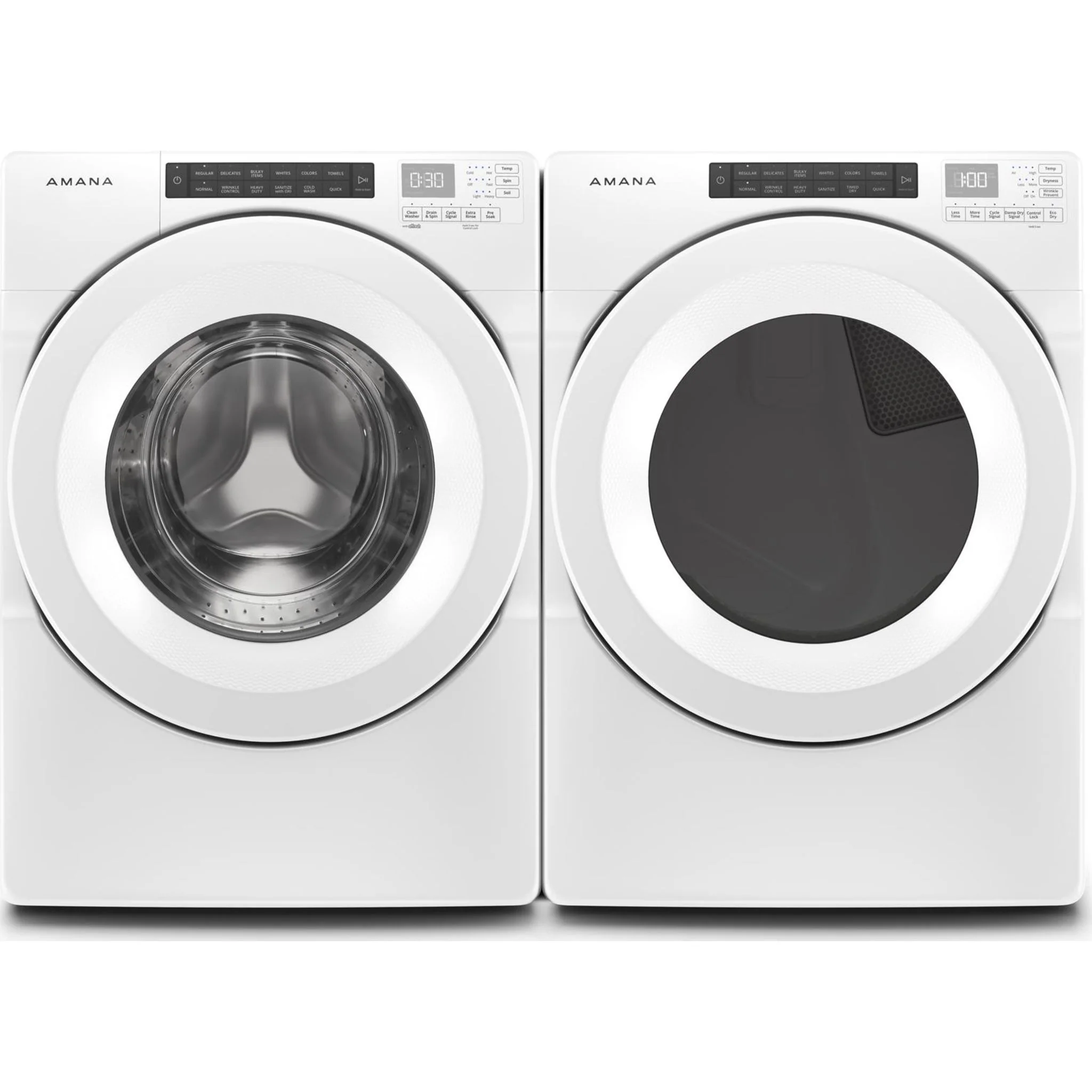 Amana GasS 7.4 cu. ft. 12 Cycles 4 Temperatures Powder Coated Drum Energy Star - White (NGD5800HW) - Image 9