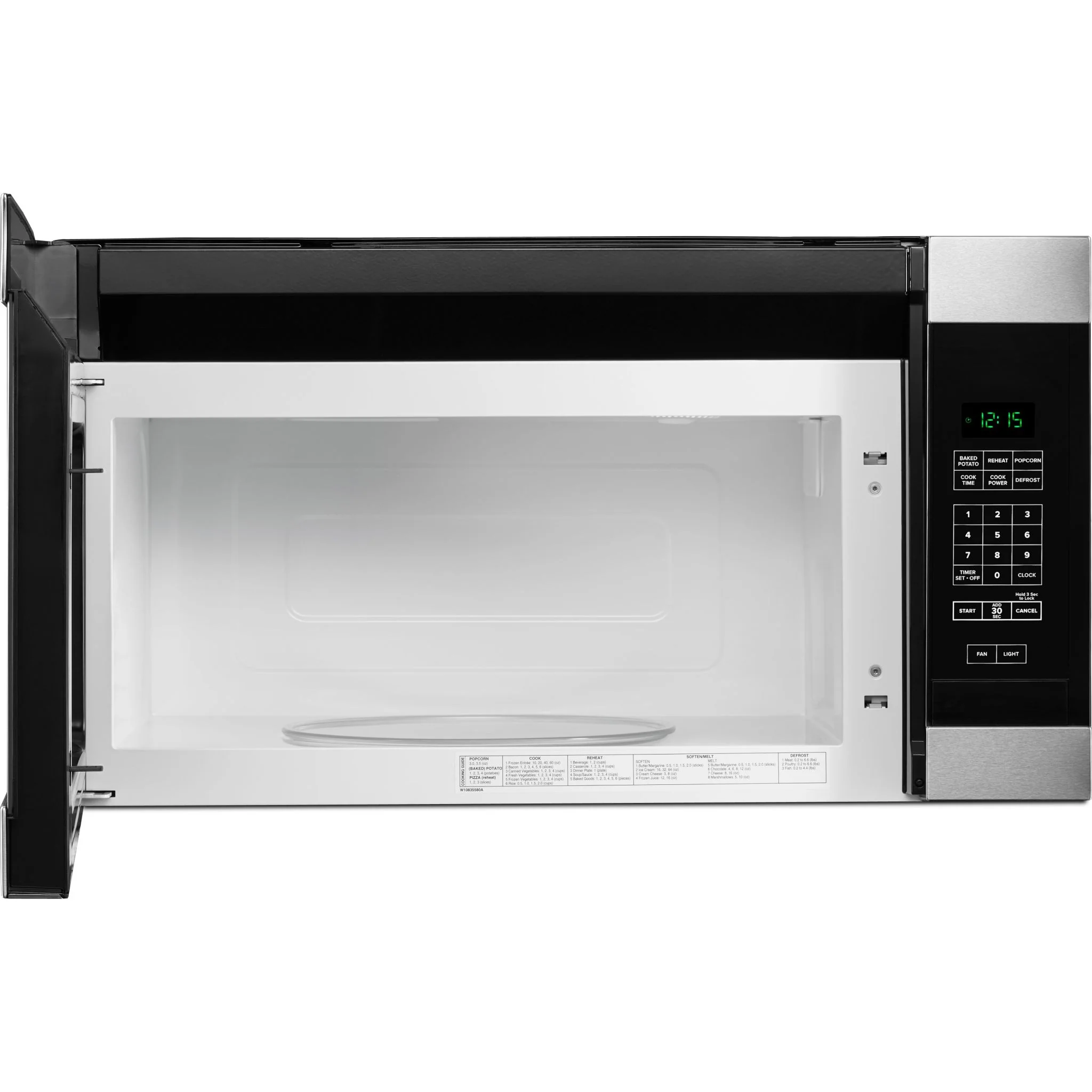 Amana 1.6 cu. ft. Over-the-Range Microwave with Add 0:30 Seconds -Stainless Steel (YAMV2307PFS) - Image 2