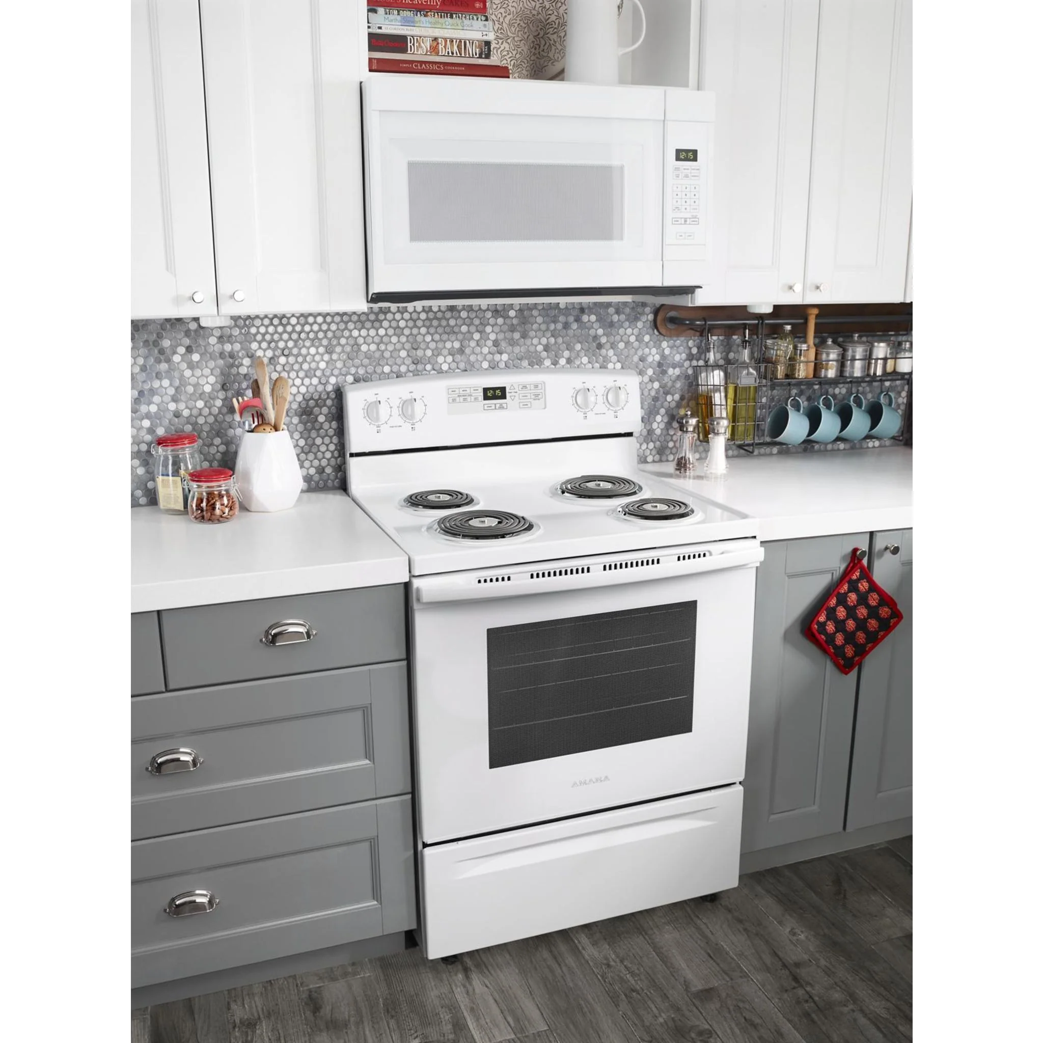 Amana 30-inch Electric Range with Self-Clean Option -White (YACR4503SFW) - Image 17