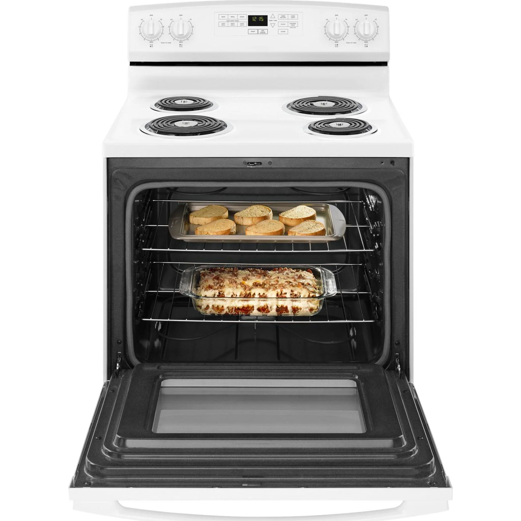 Amana 30-inch Electric Range with Self-Clean Option -White (YACR4503SFW) - Image 3