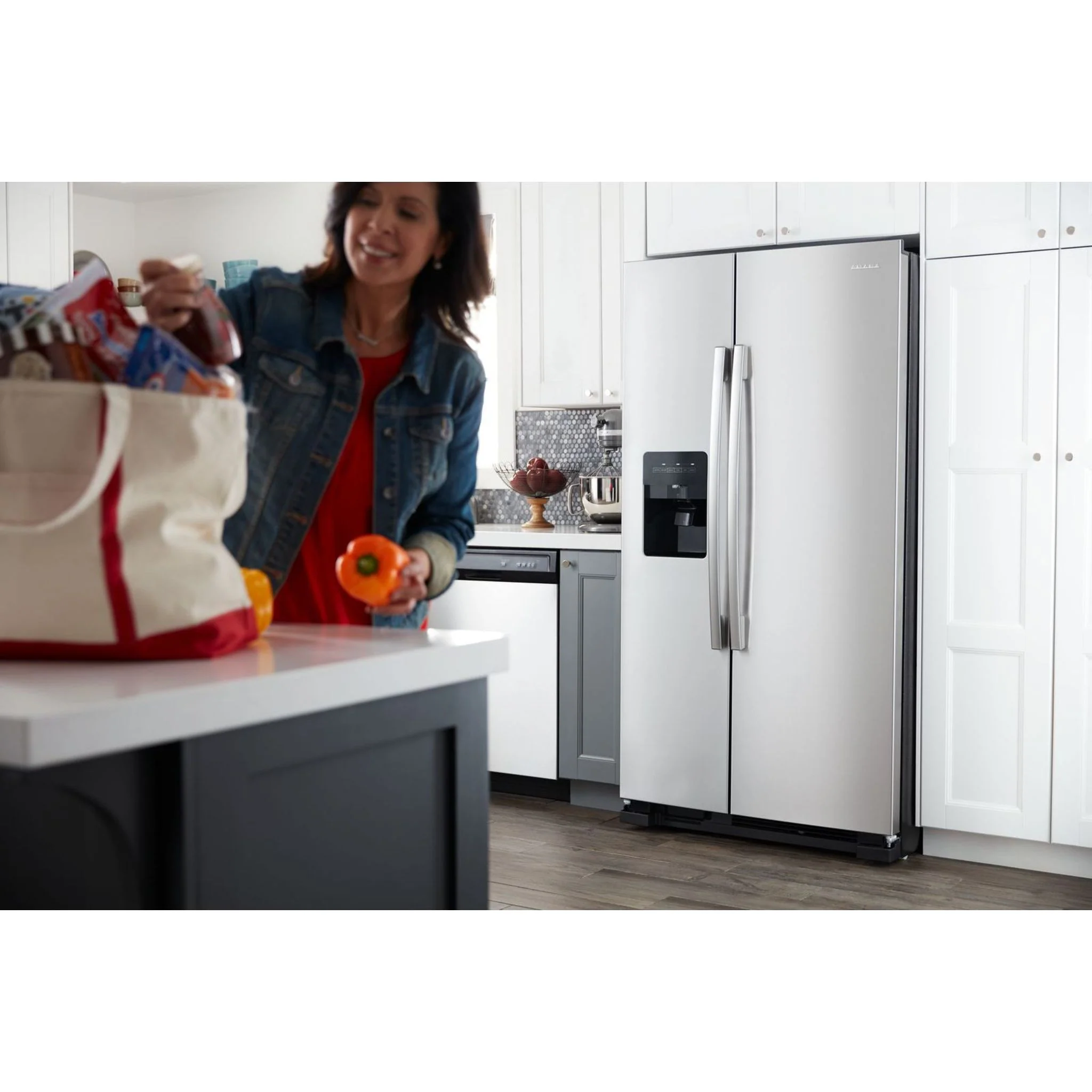 Amana 33-inch Side-by-Side Refrigerator with Dual Pad External Ice and Water Dispenser -Stainless Steel (ASI2175GRS) - Image 21