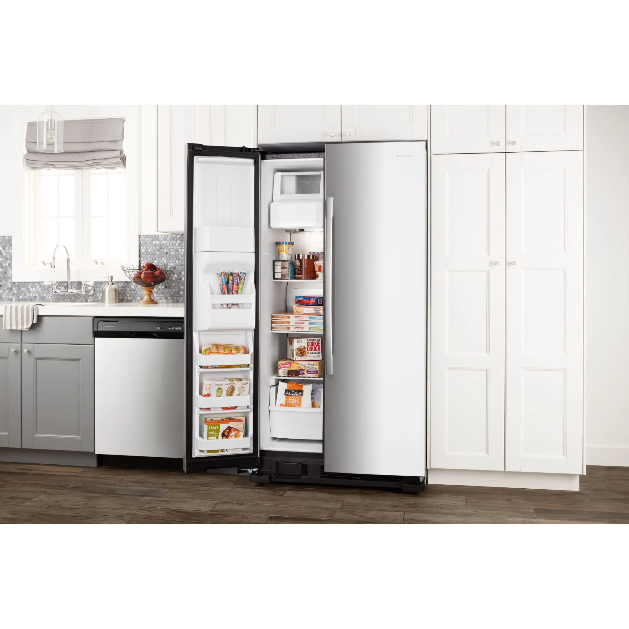 Amana 33-inch Side-by-Side Refrigerator with Dual Pad External Ice and Water Dispenser -Stainless Steel (ASI2175GRS) - Image 5
