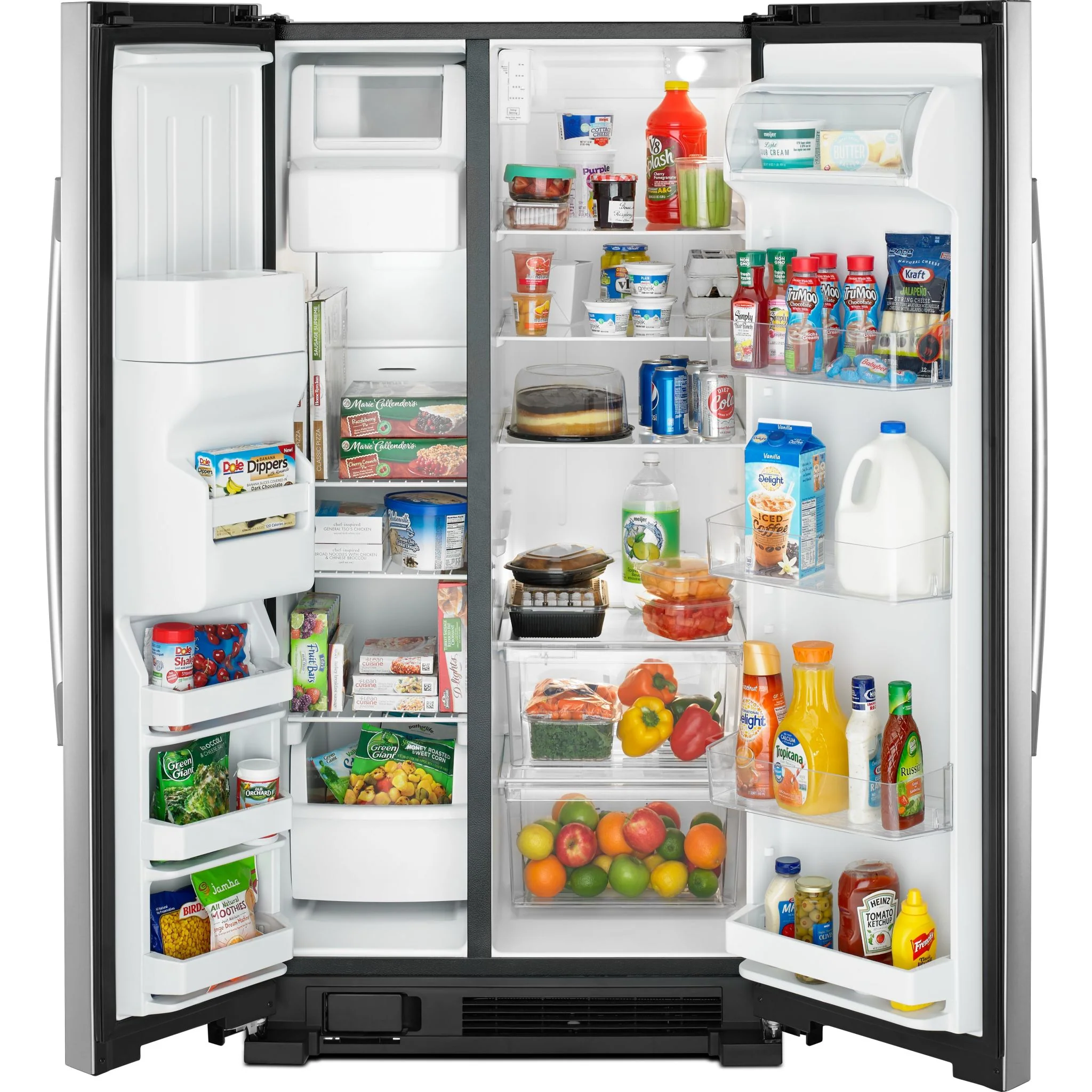 Amana 33-inch Side-by-Side Refrigerator with Dual Pad External Ice and Water Dispenser -Stainless Steel (ASI2175GRS) - Image 7