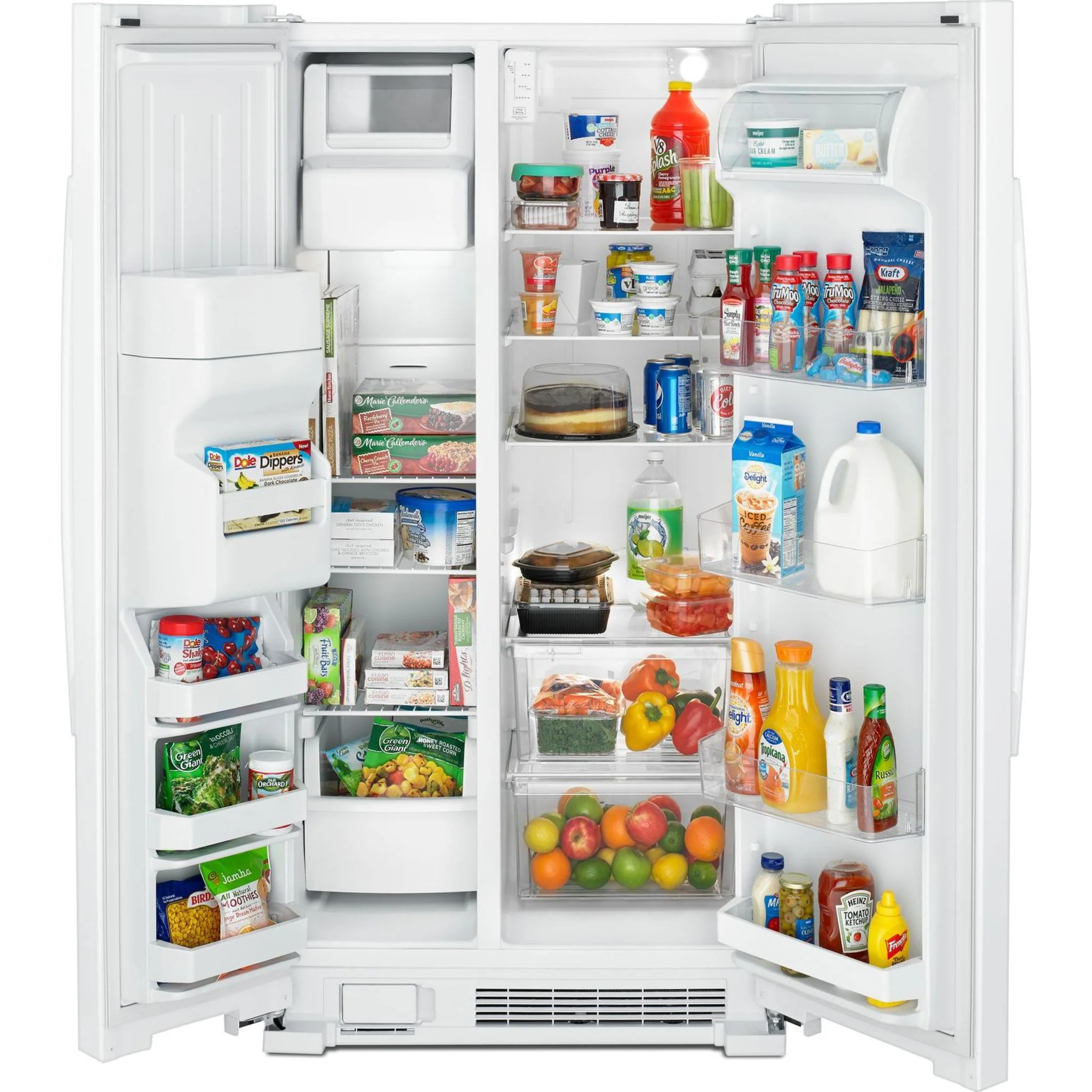 Amana 33-inch Side-by-Side Refrigerator with Dual Pad External Ice and Water Dispenser -White (ASI2175GRW) - Image 11
