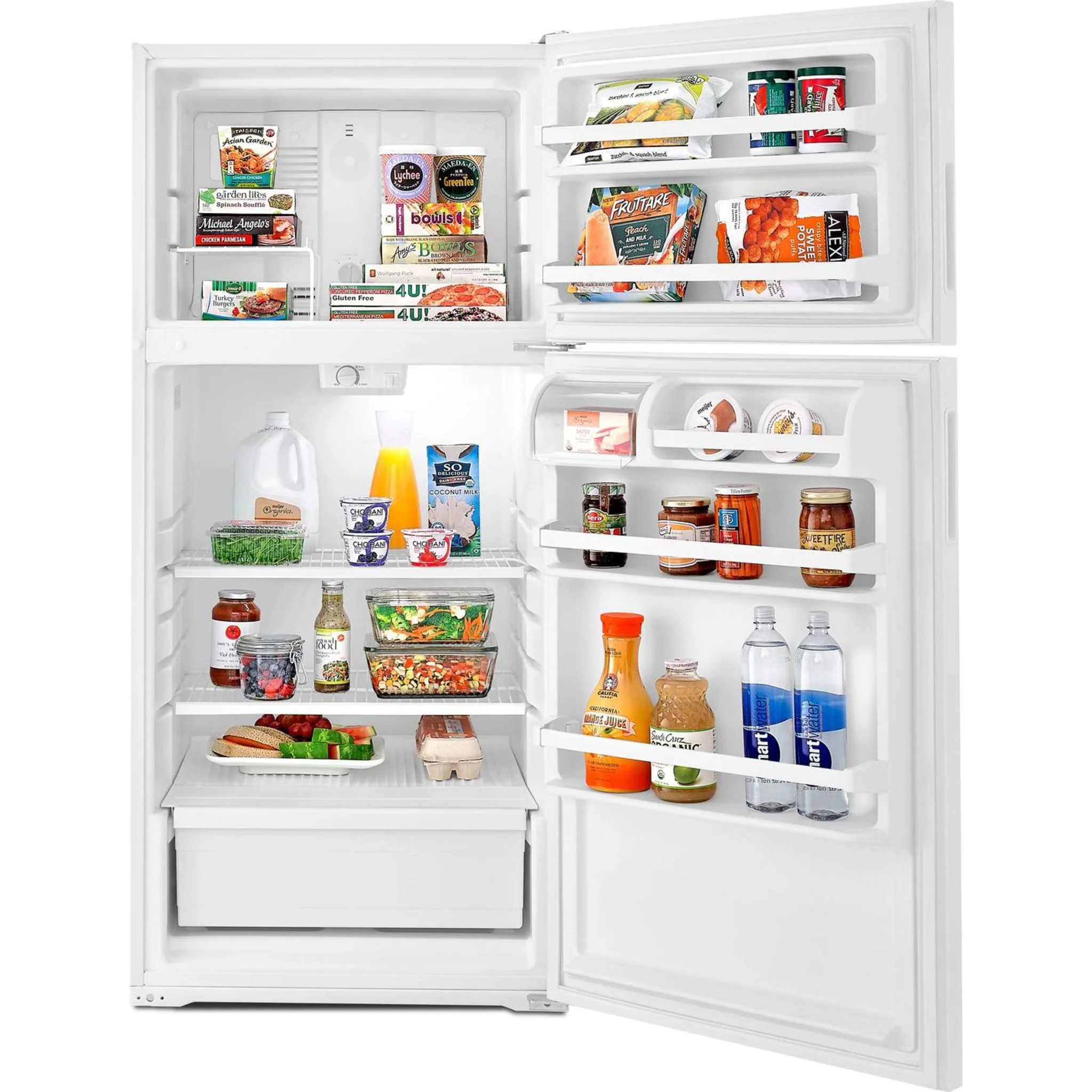 Amana 14 cu. ft. Top-Freezer Refrigerator with Flexible Storage Options -White (ART104TFDW) - Image 12