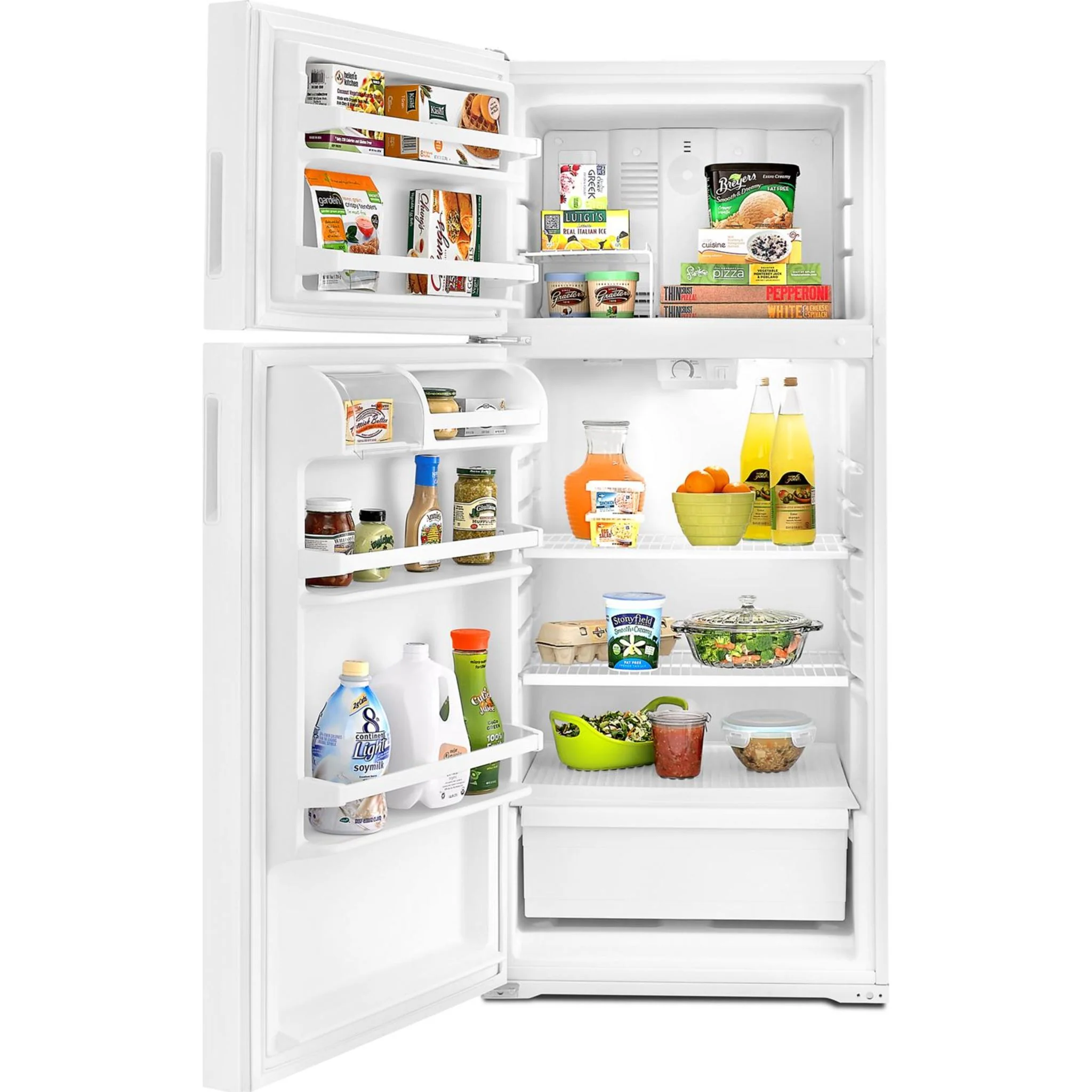 Amana 14 cu. ft. Top-Freezer Refrigerator with Flexible Storage Options -White (ART104TFDW) - Image 18