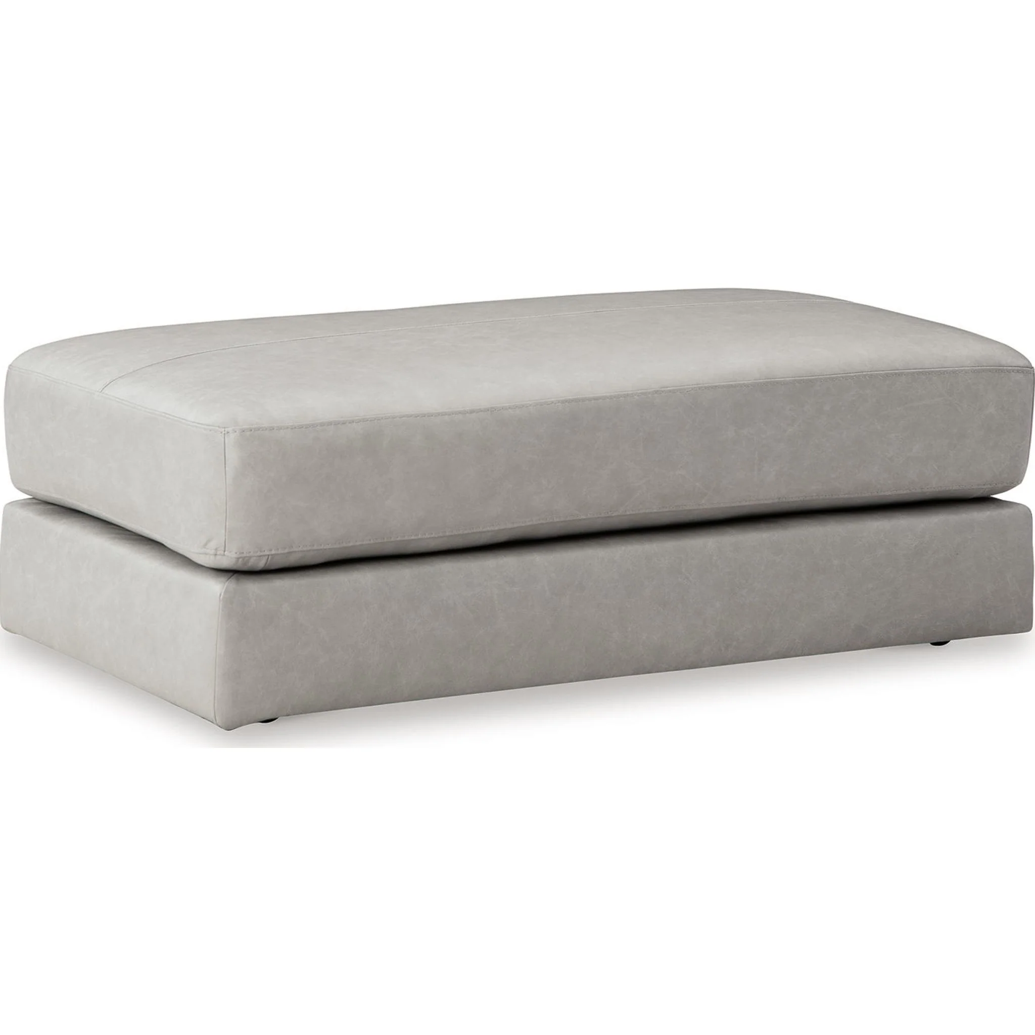 Amiata Oversized Accent Ottoman - Glacier - Image 3