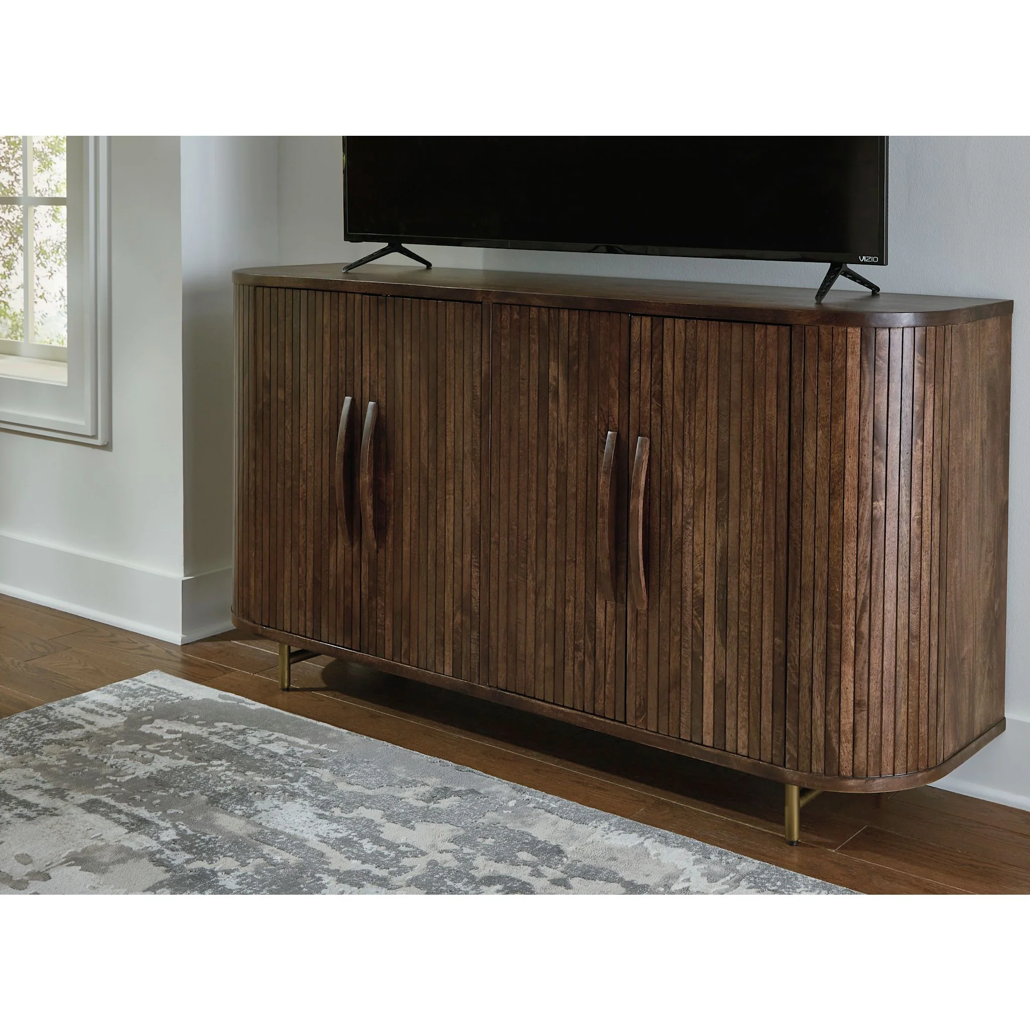 Amickly Accent Cabinet - Dark Brown - Image 9