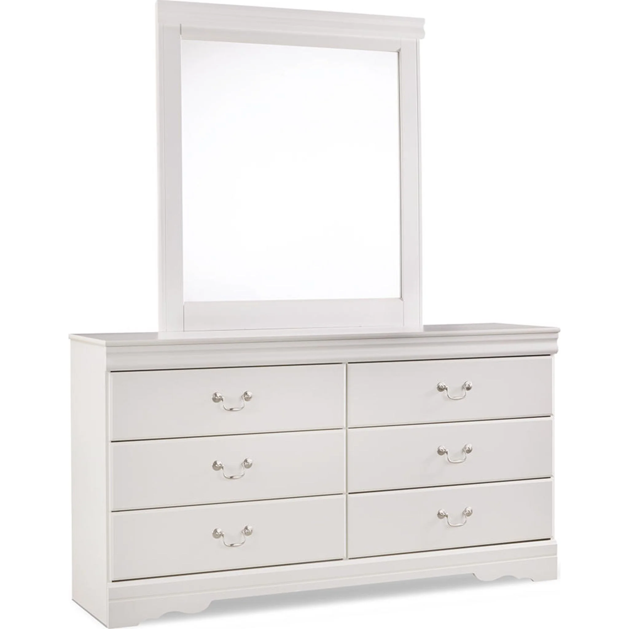 Anarasia 6 Piece Twin Sleigh Bedroom - White - Image 8