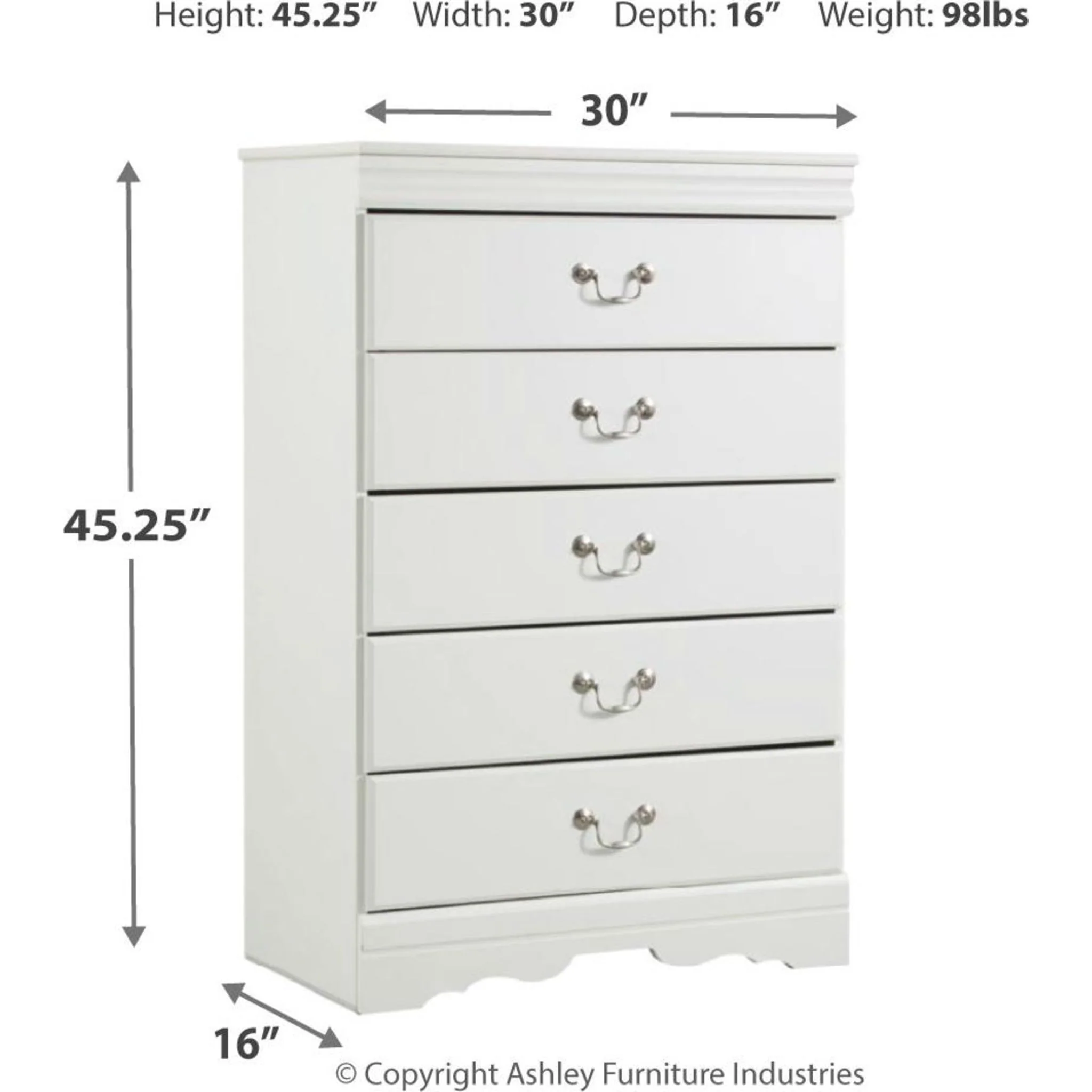 Anarasia Chest - White - Image 8