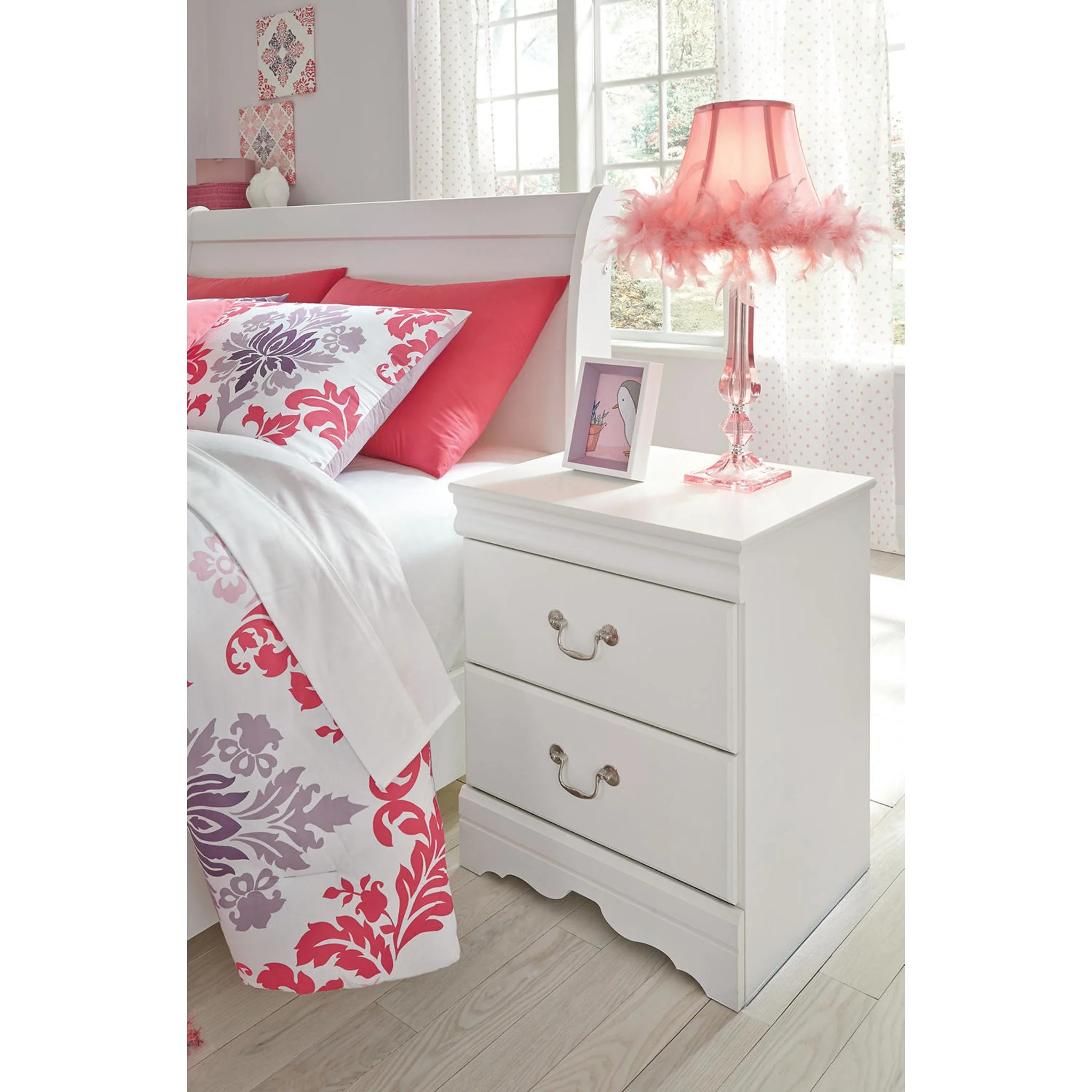 Anarasia Nightstand - White - Image 9