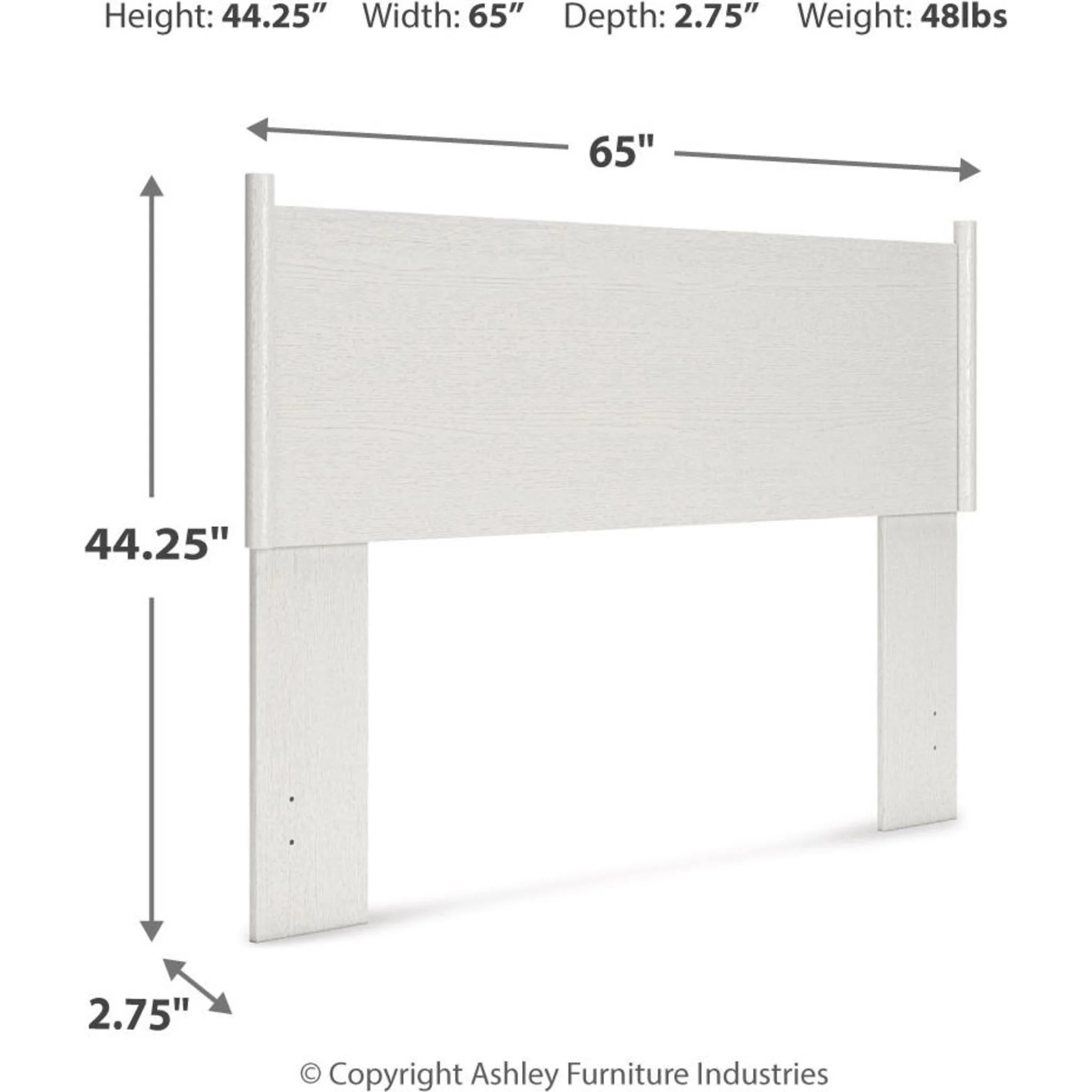 Aprilyn Queen Panel Headboard - White - Image 6