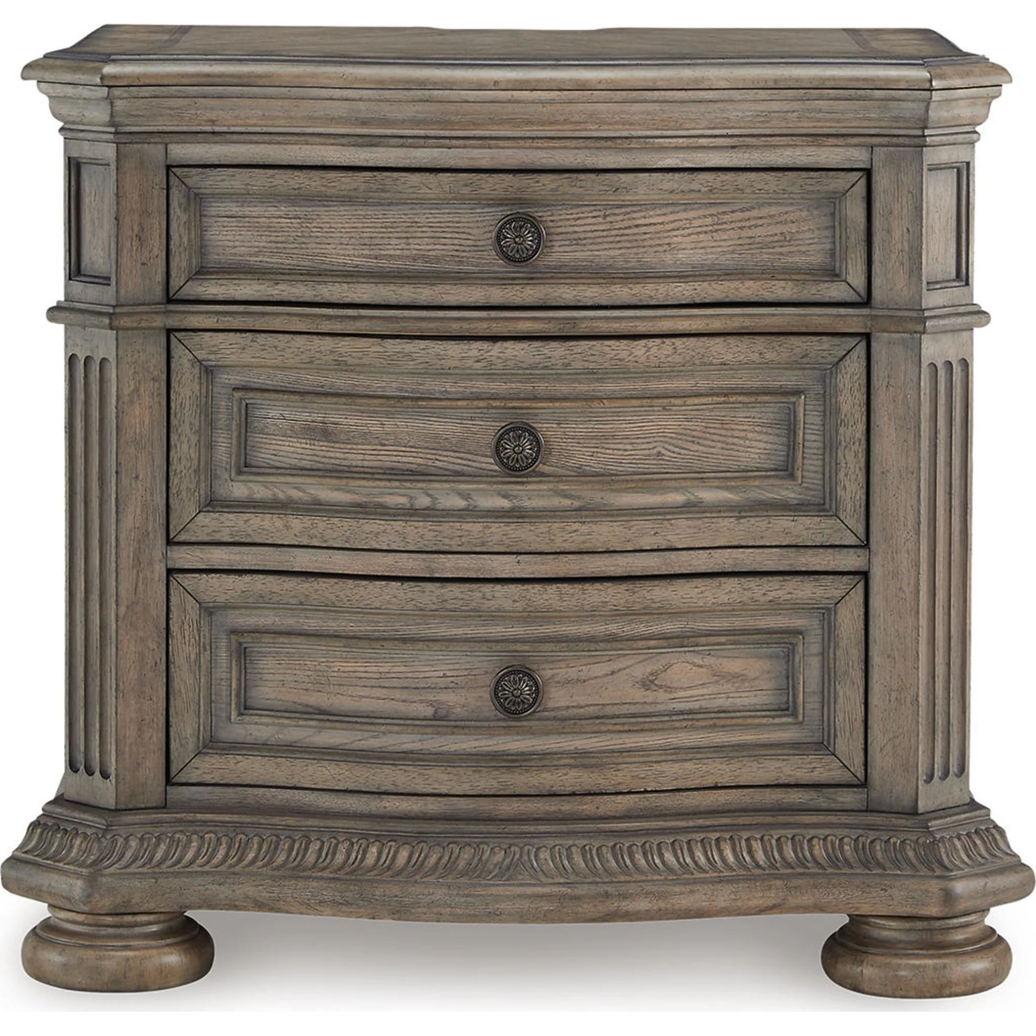 Ardenfield 6 Piece Queen Sleigh Bedroom - Light Brown - Image 13