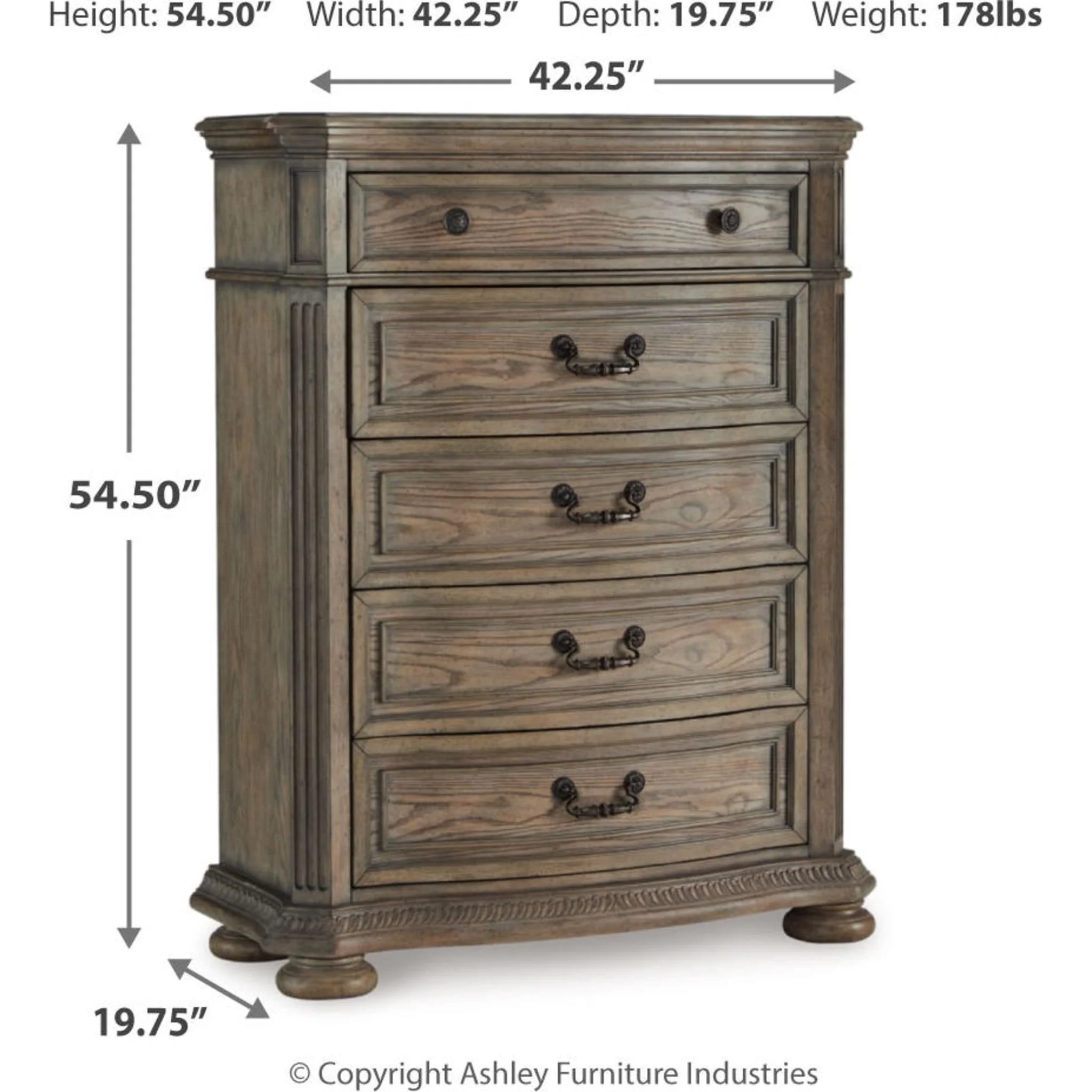 Ardenfield Chest - Light Brown - Image 3