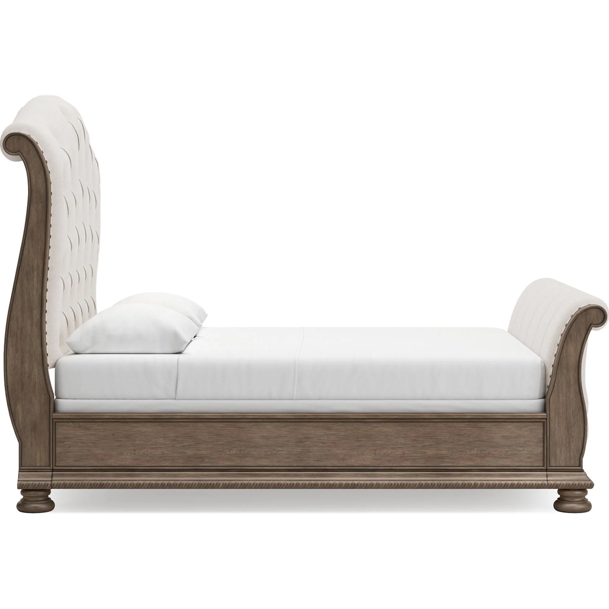 Ardenfield Sleigh Bed - Light Brown - Image 4