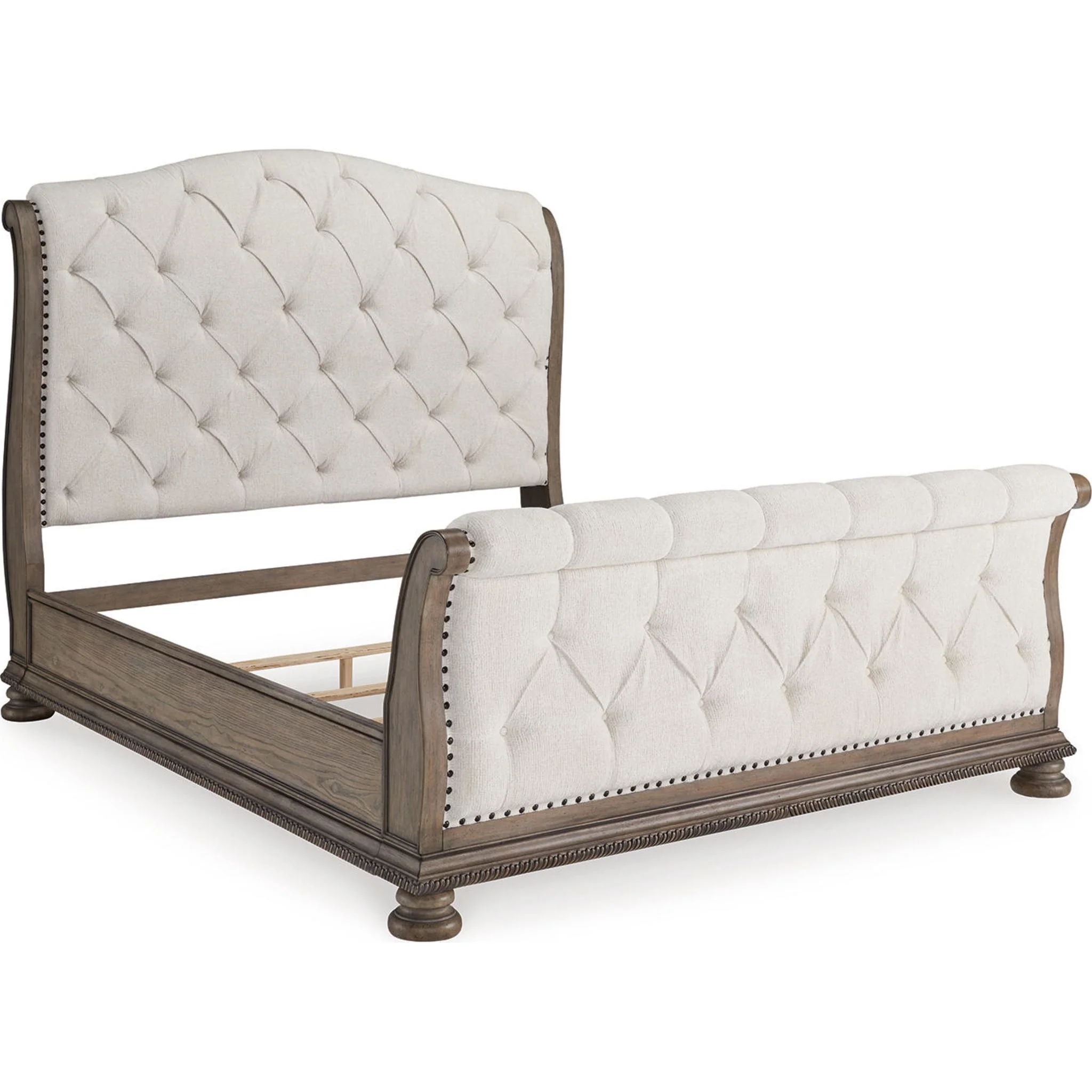 Ardenfield Sleigh Bed - Light Brown - Image 8