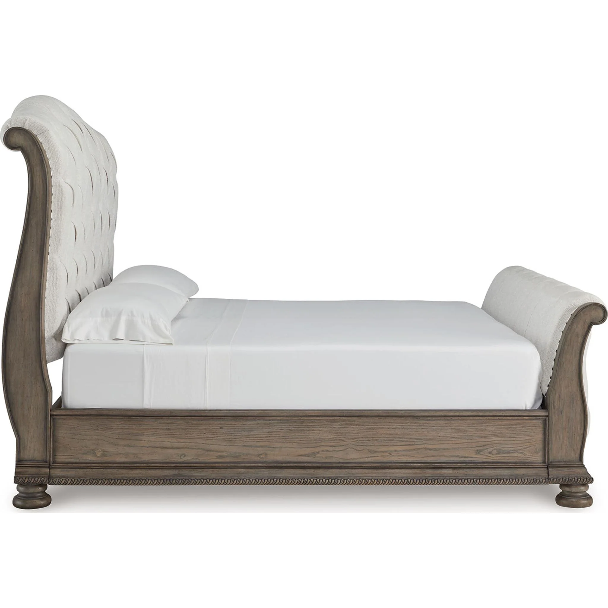 Ardenfield Sleigh Bed - Light Brown - Image 9