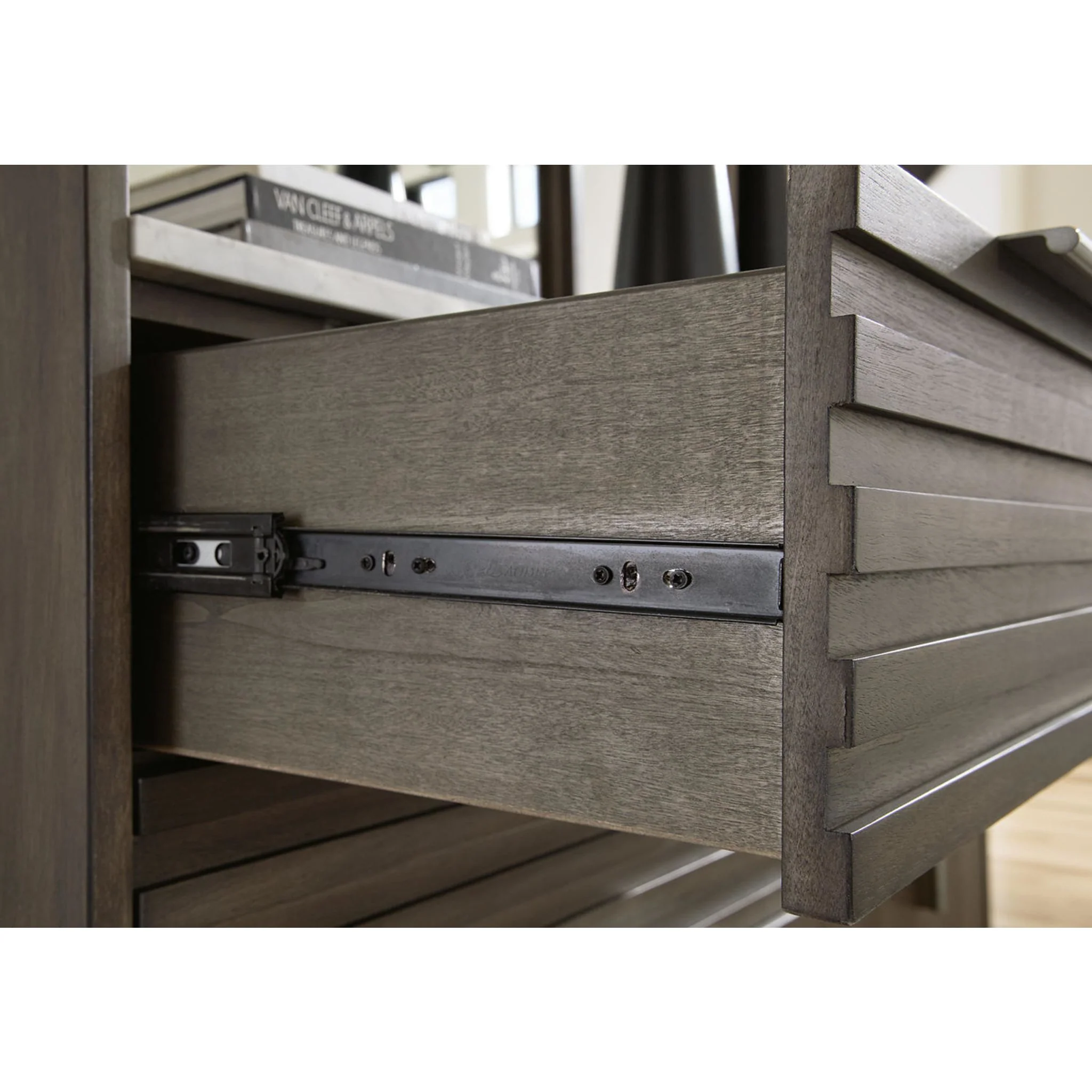 Arkenton Dresser and Mirror - Grayish Brown - Image 12
