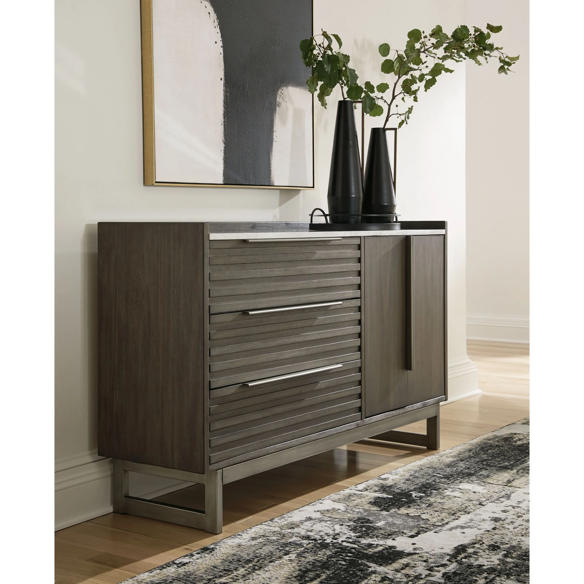 Arkenton Dresser - Grayish Brown/White - Image 2
