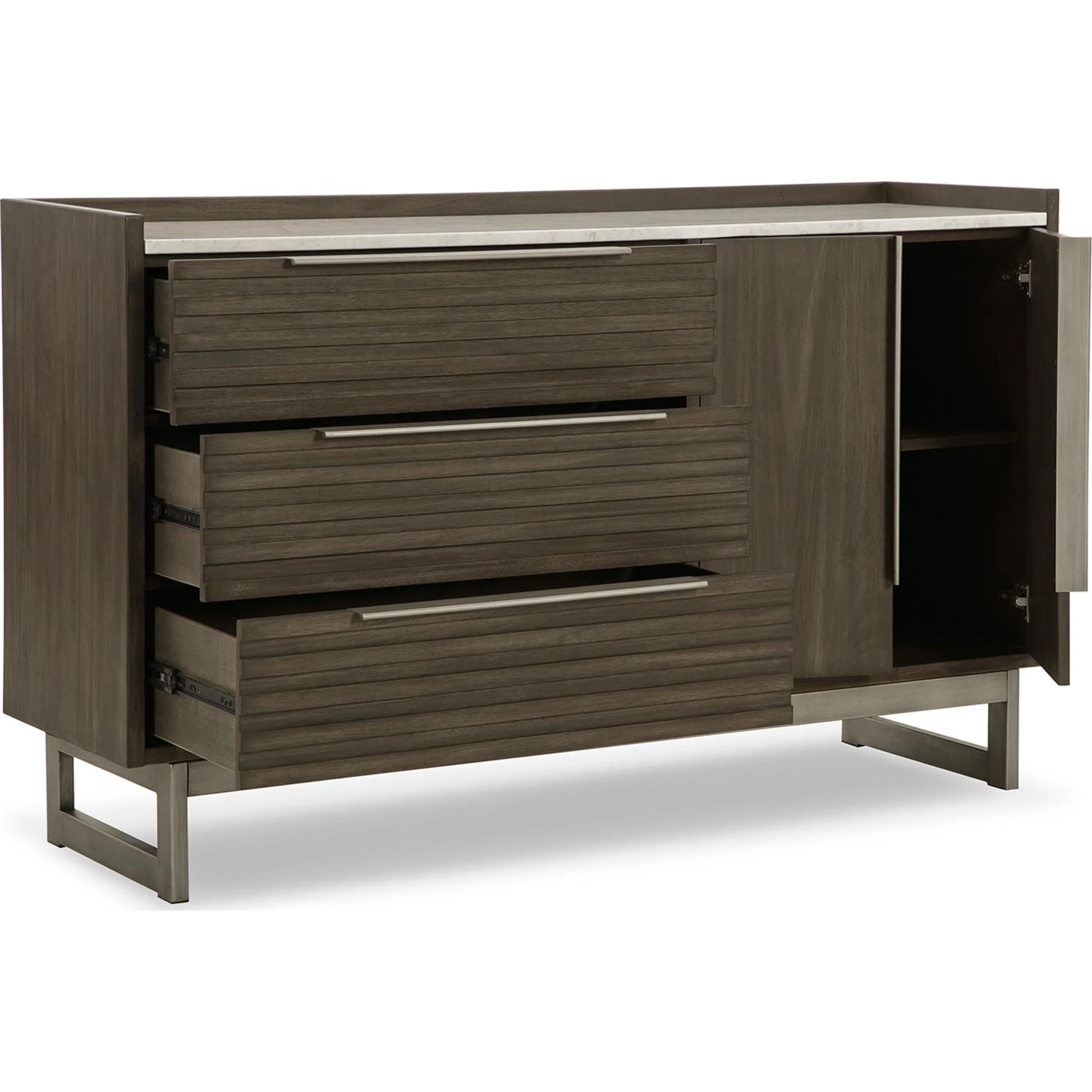 Arkenton Dresser - Grayish Brown/White - Image 20