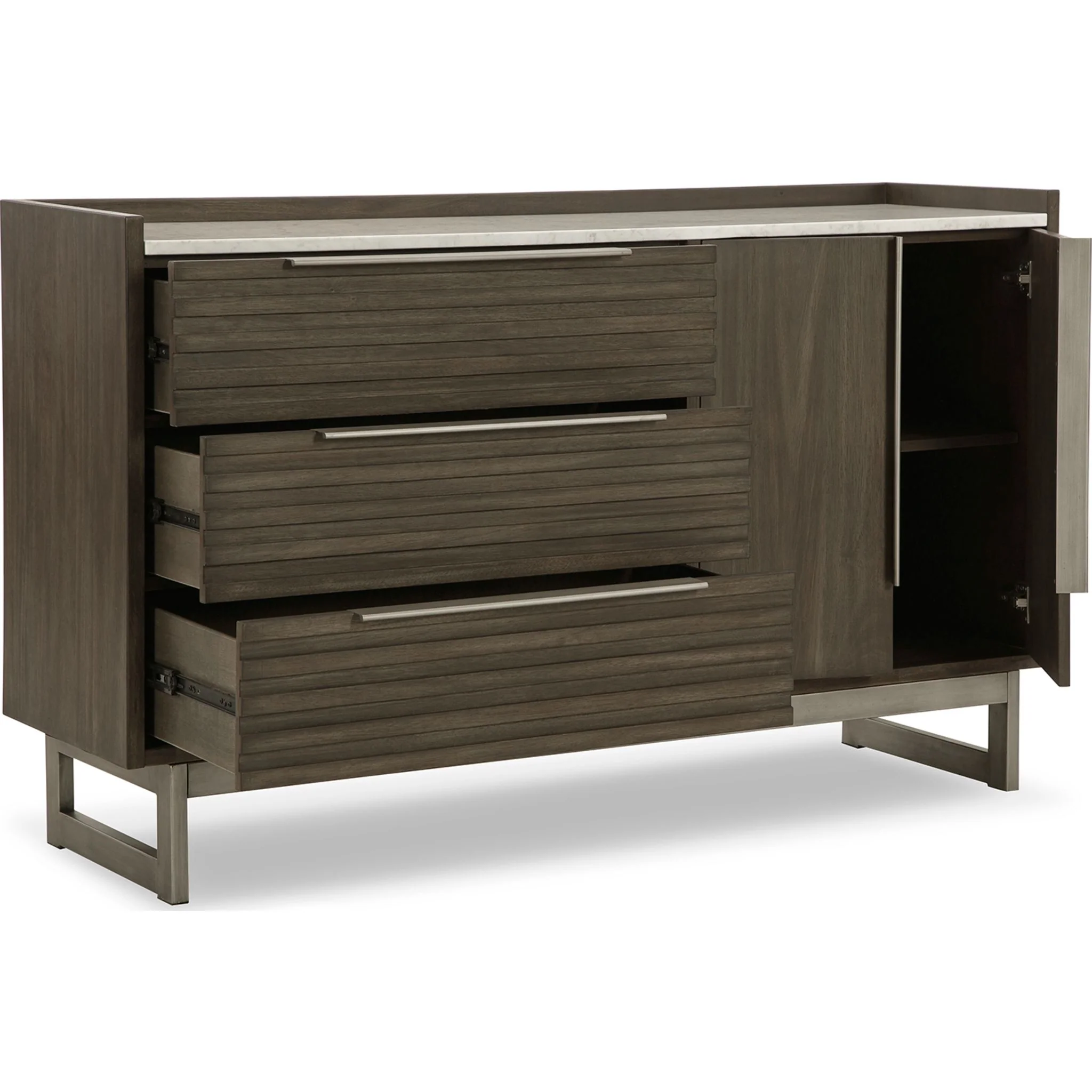 Arkenton Dresser - Grayish Brown/White - Image 3