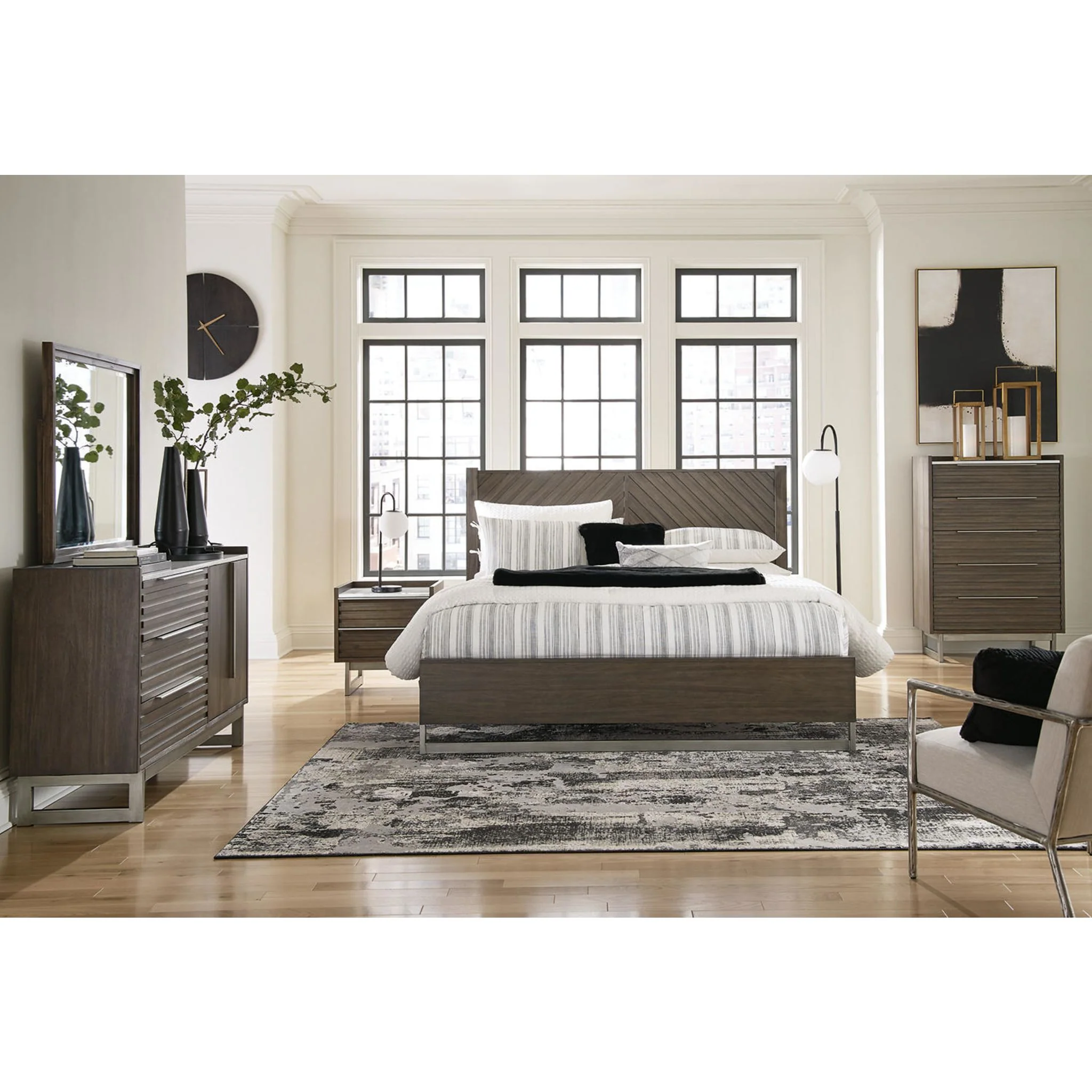 Arkenton King Panel Bed - Grayish Brown - Image 10