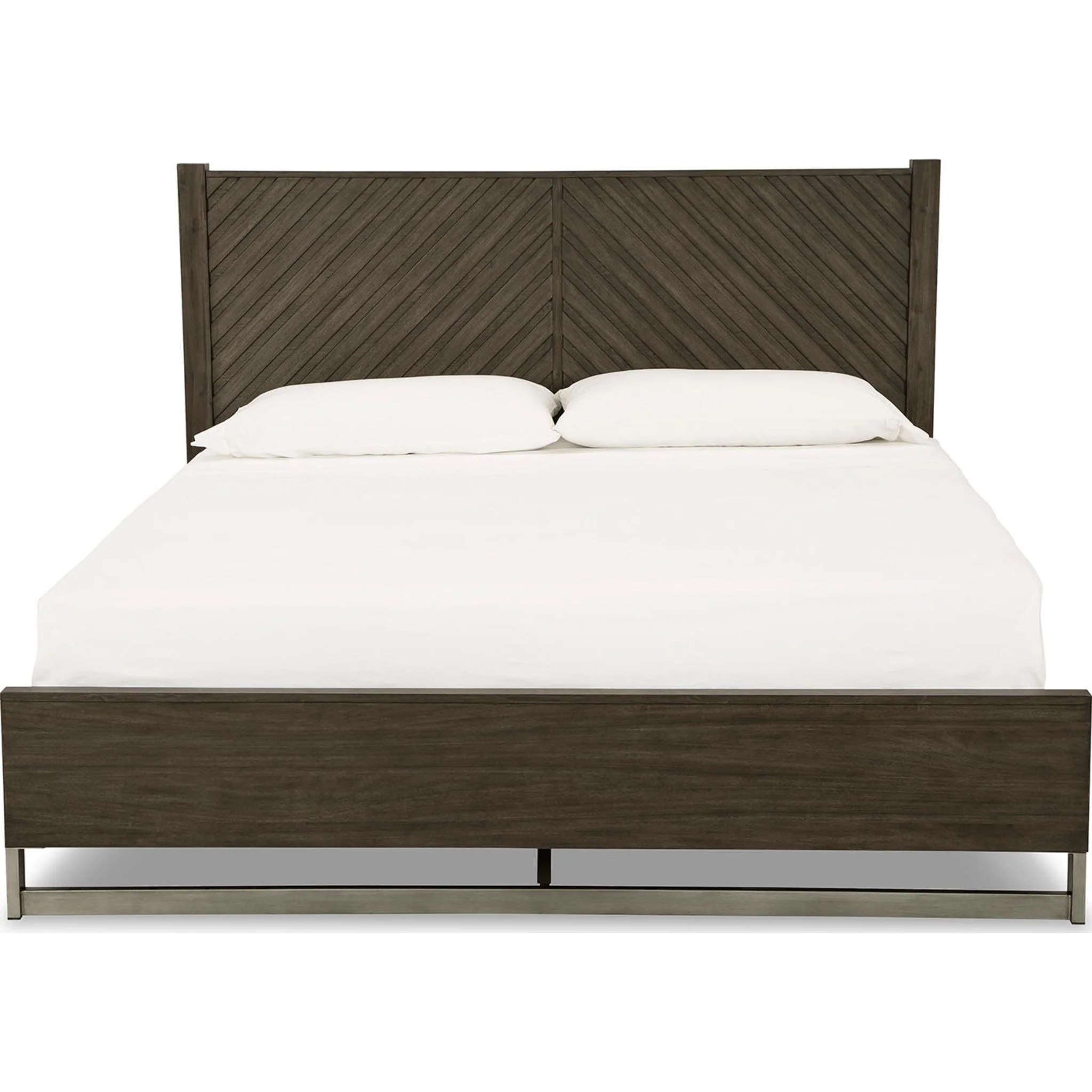 Arkenton King Panel Bed - Grayish Brown - Image 12
