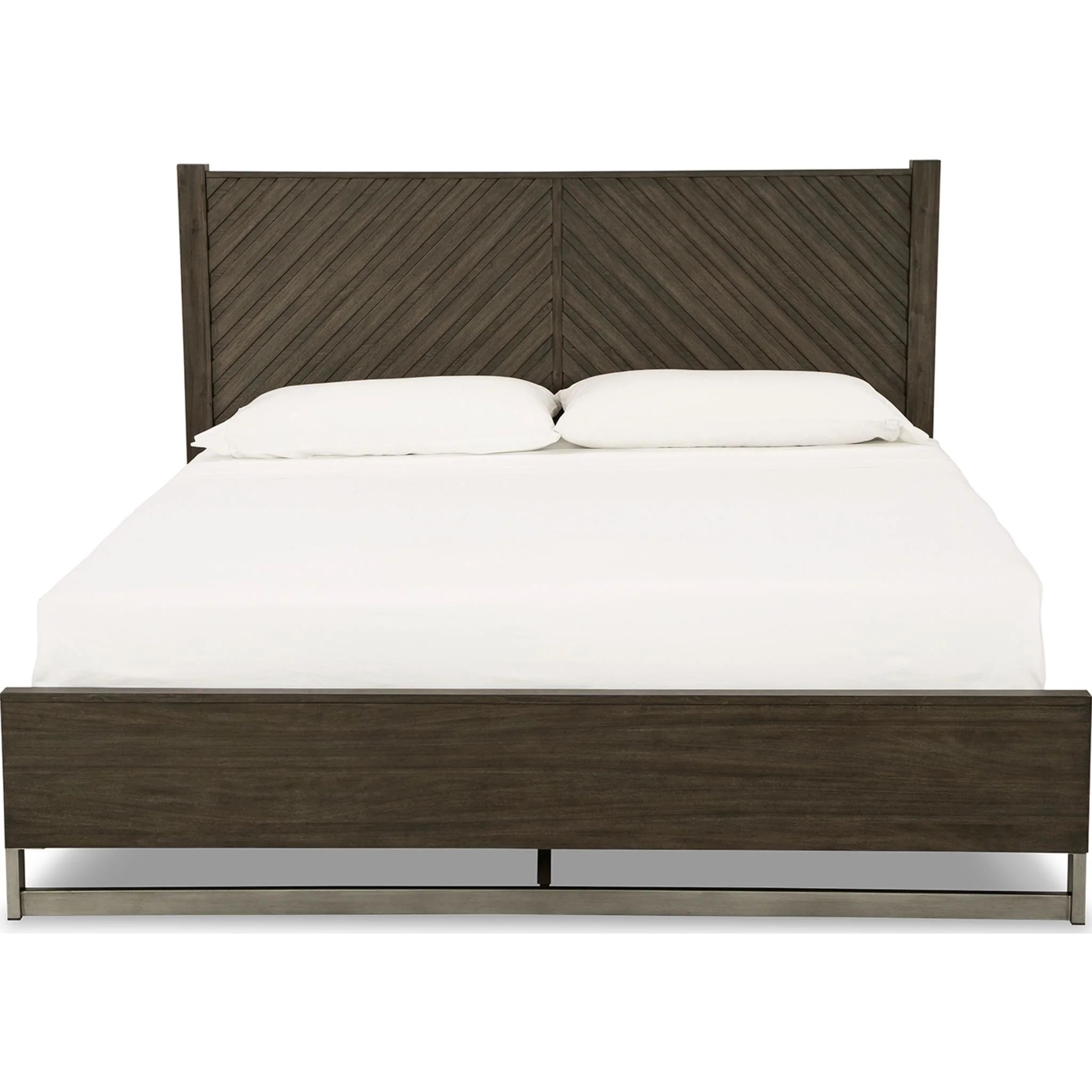 Arkenton King Panel Bed - Grayish Brown - Image 4