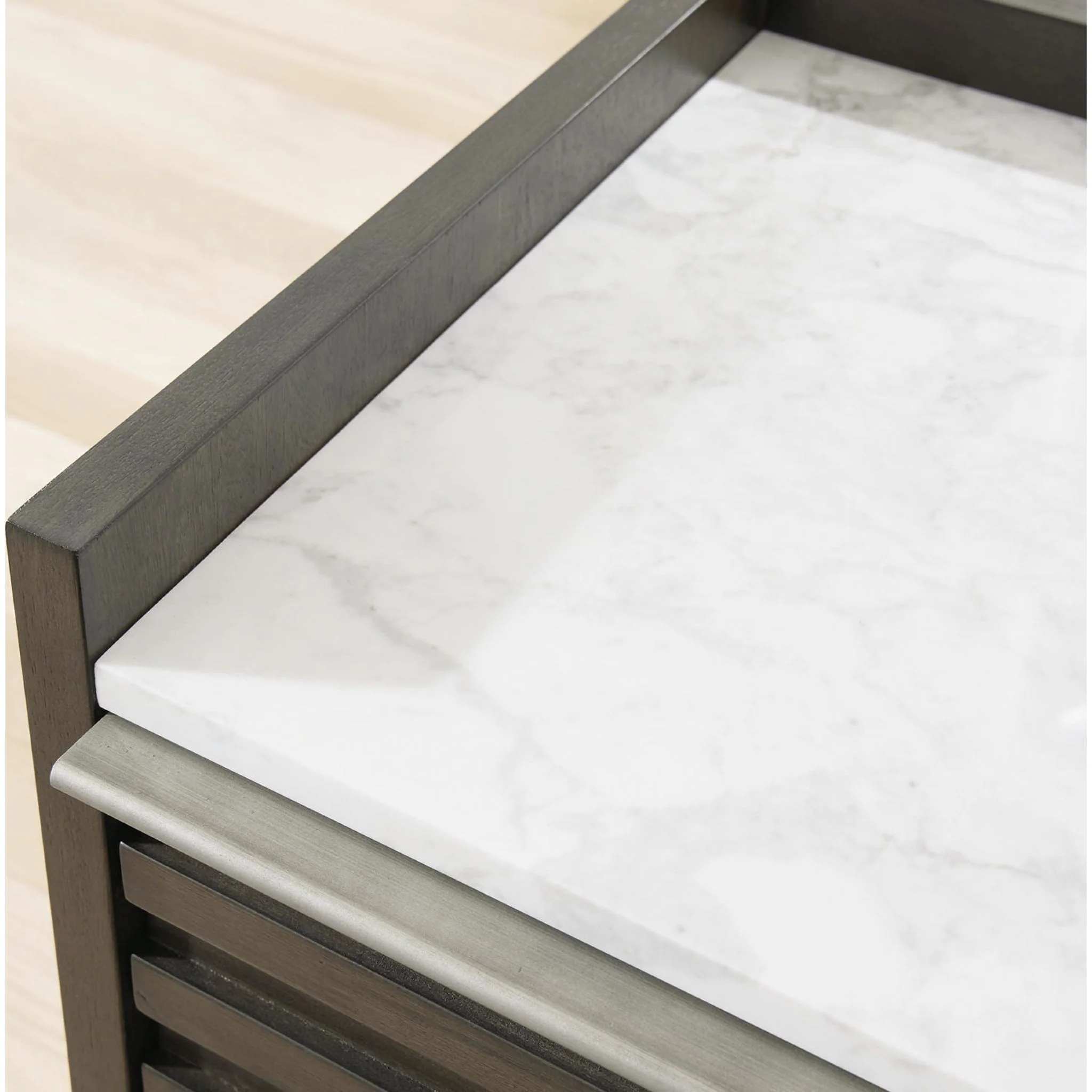 Arkenton Nightstand - Grayish Brown/White - Image 13