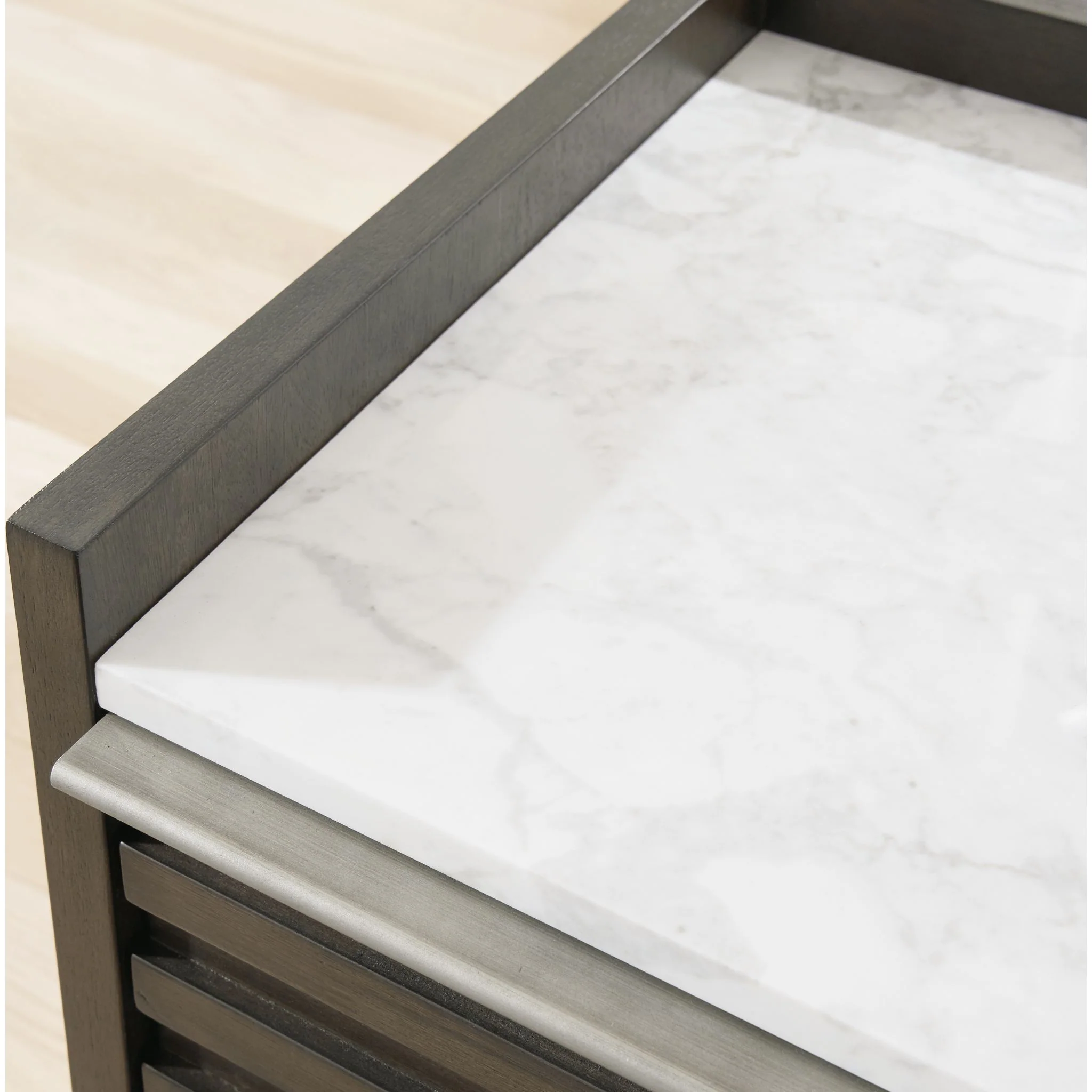 Arkenton Nightstand - Grayish Brown/White - Image 7