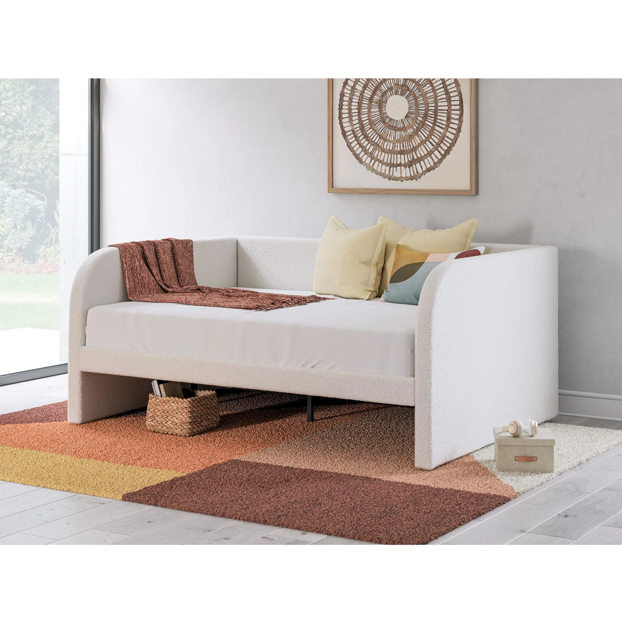 Arloster Daybed - Tan/White - Image 12