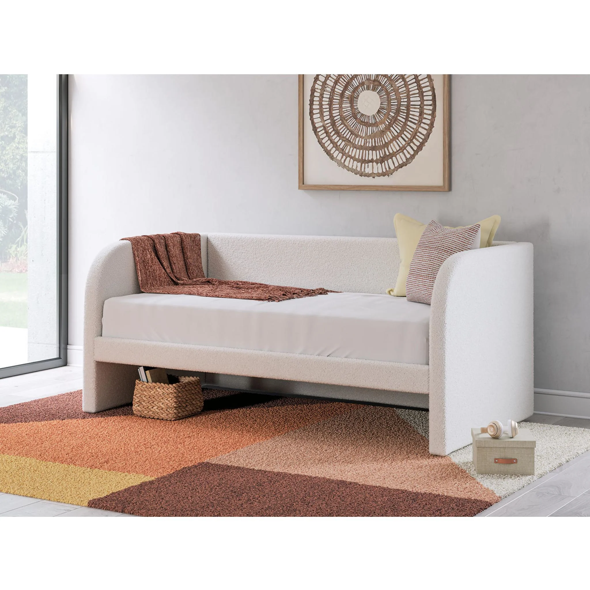 Arloster Daybed - Tan/White - Image 2
