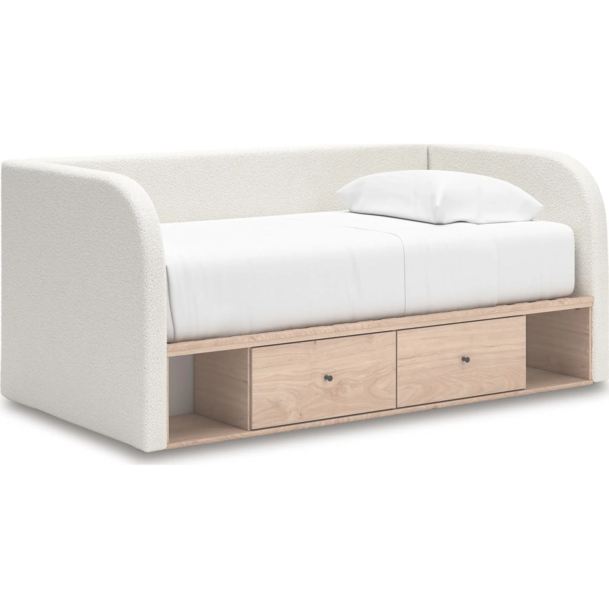 Arloster Daybed with Storage - Tan/White - Image 12