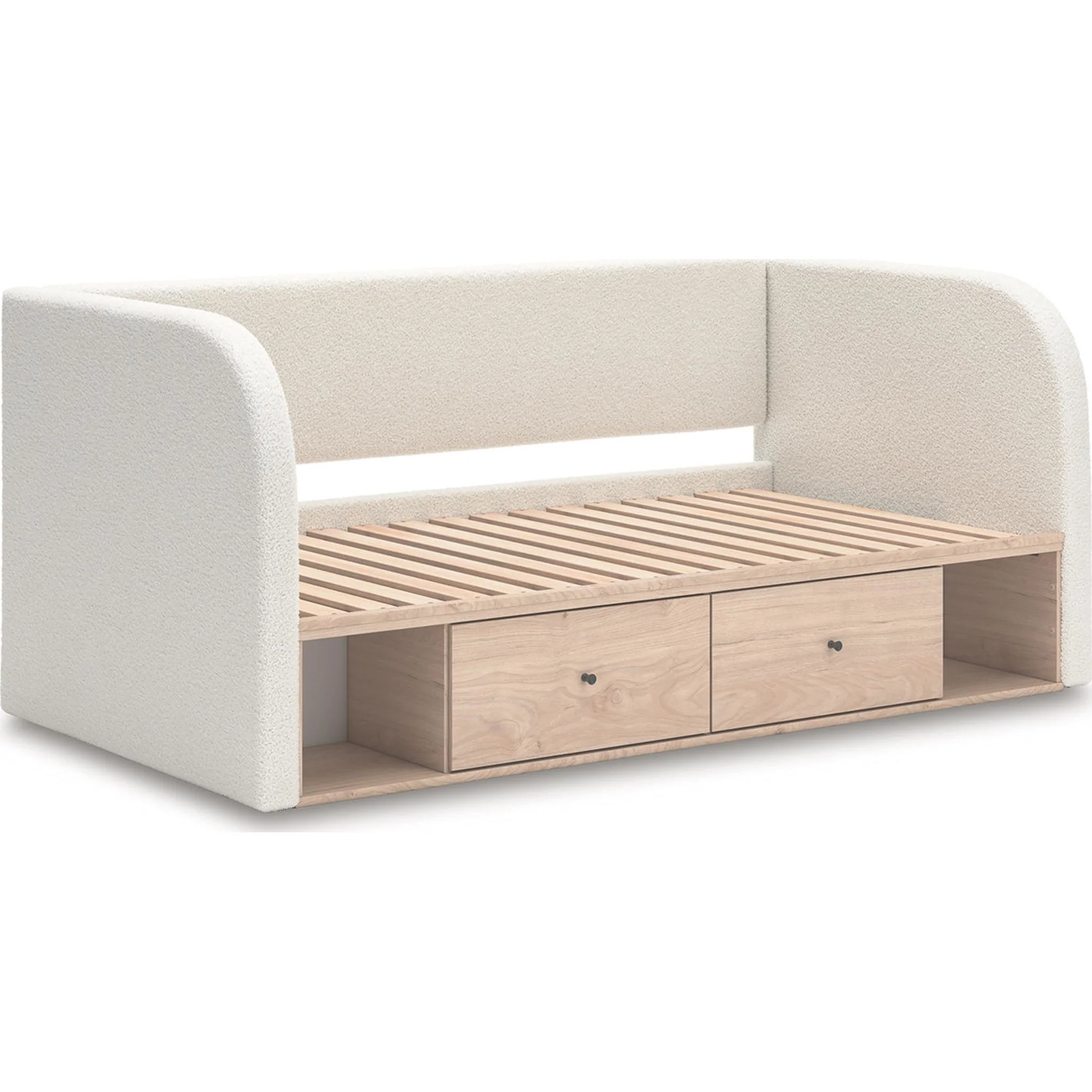 Arloster Daybed with Storage - Tan/White - Image 15
