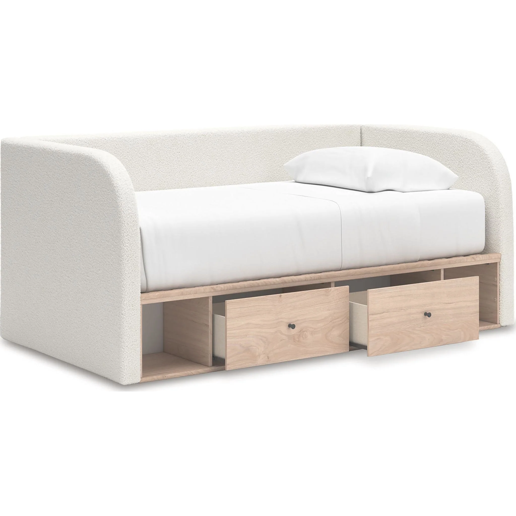 Arloster Daybed with Storage - Tan/White - Image 16