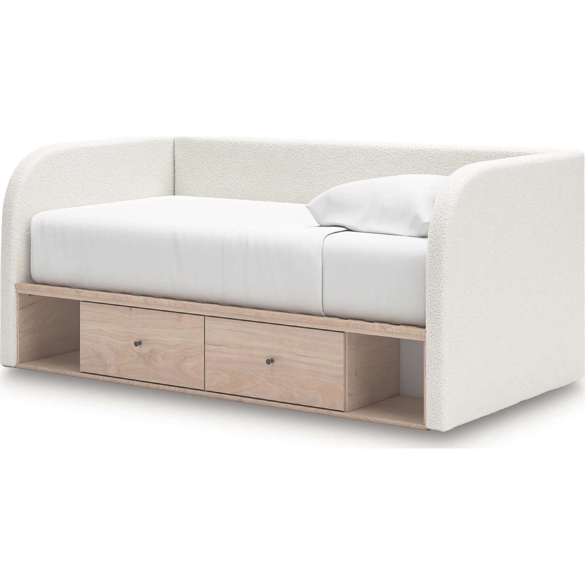 Arloster Daybed with Storage - Tan/White - Image 3