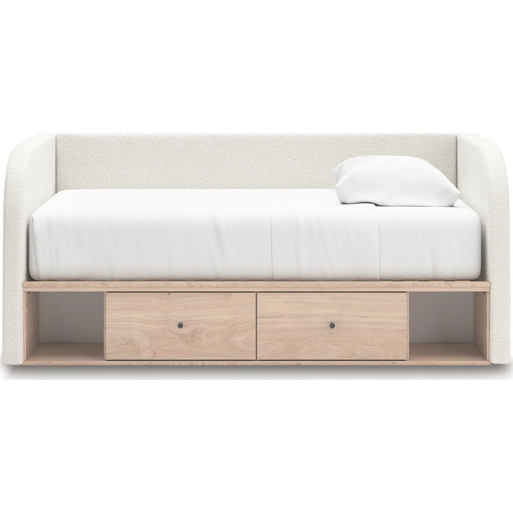 Arloster Daybed with Storage - Tan/White - Image 8