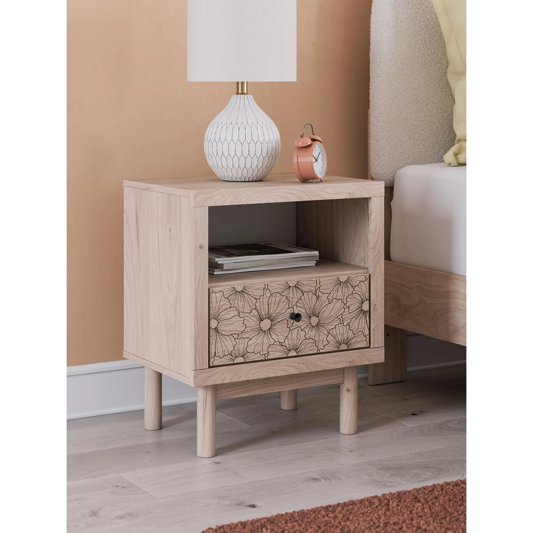 Arloster Nightstand - Tan - Image 2