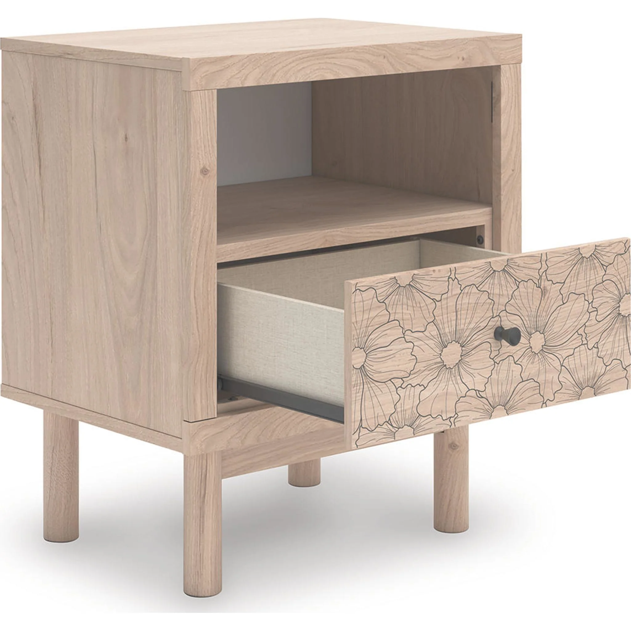 Arloster Nightstand - Tan - Image 4