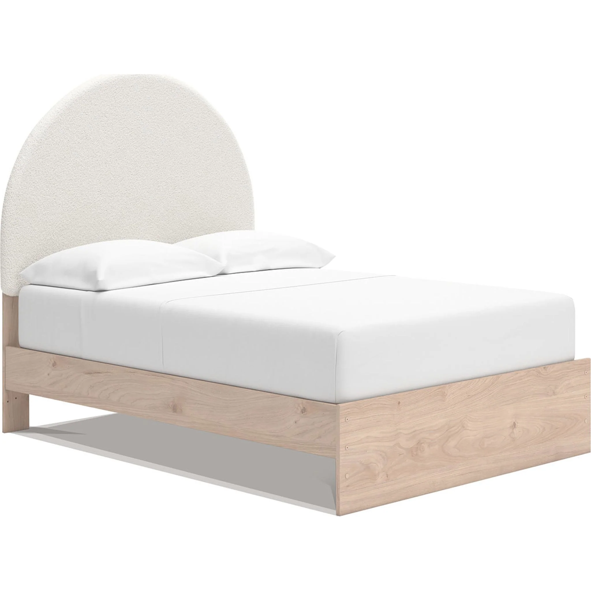 Arloster Platform Bed - Tan/White - Image 11