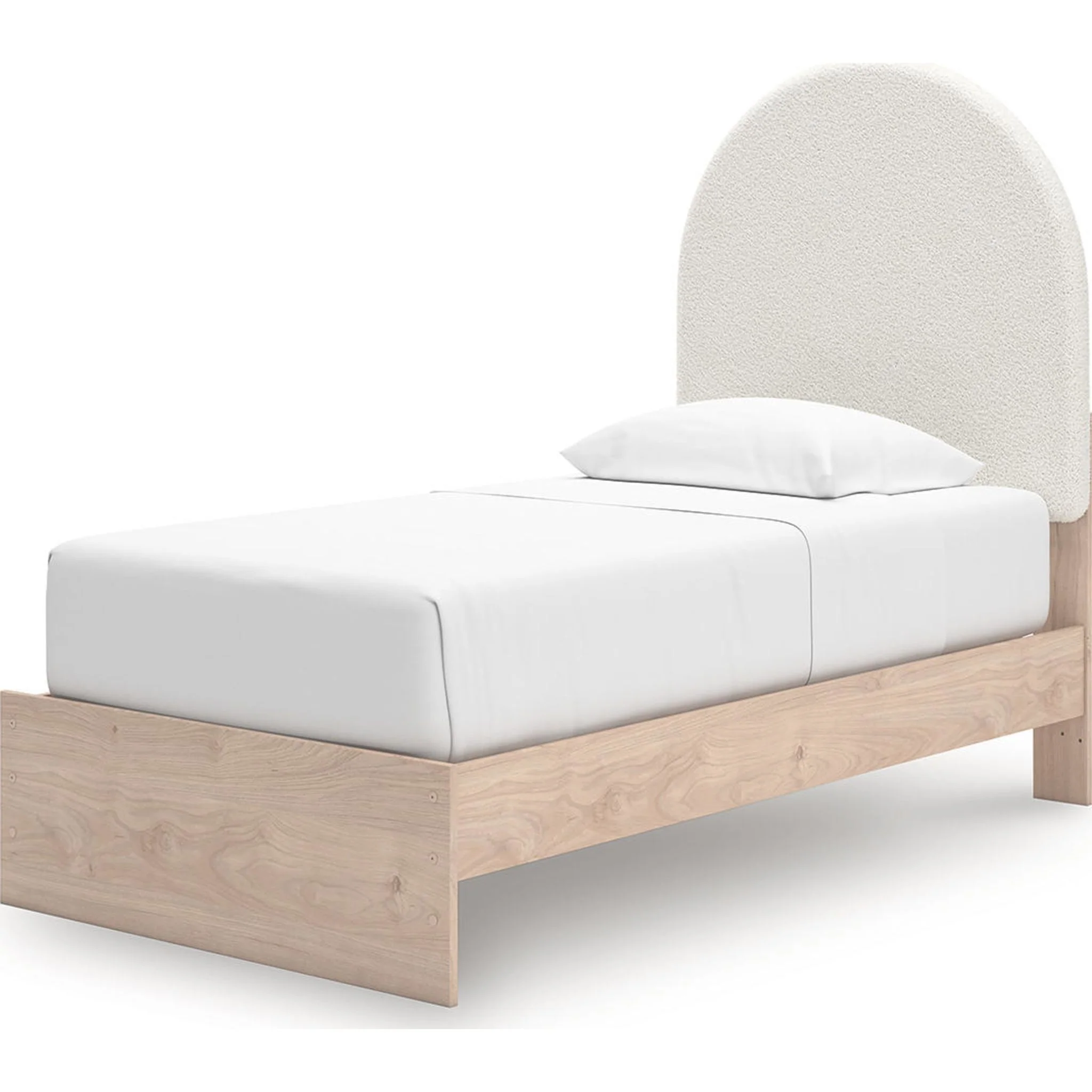 Arloster Platform Bed - Tan/White - Image 3