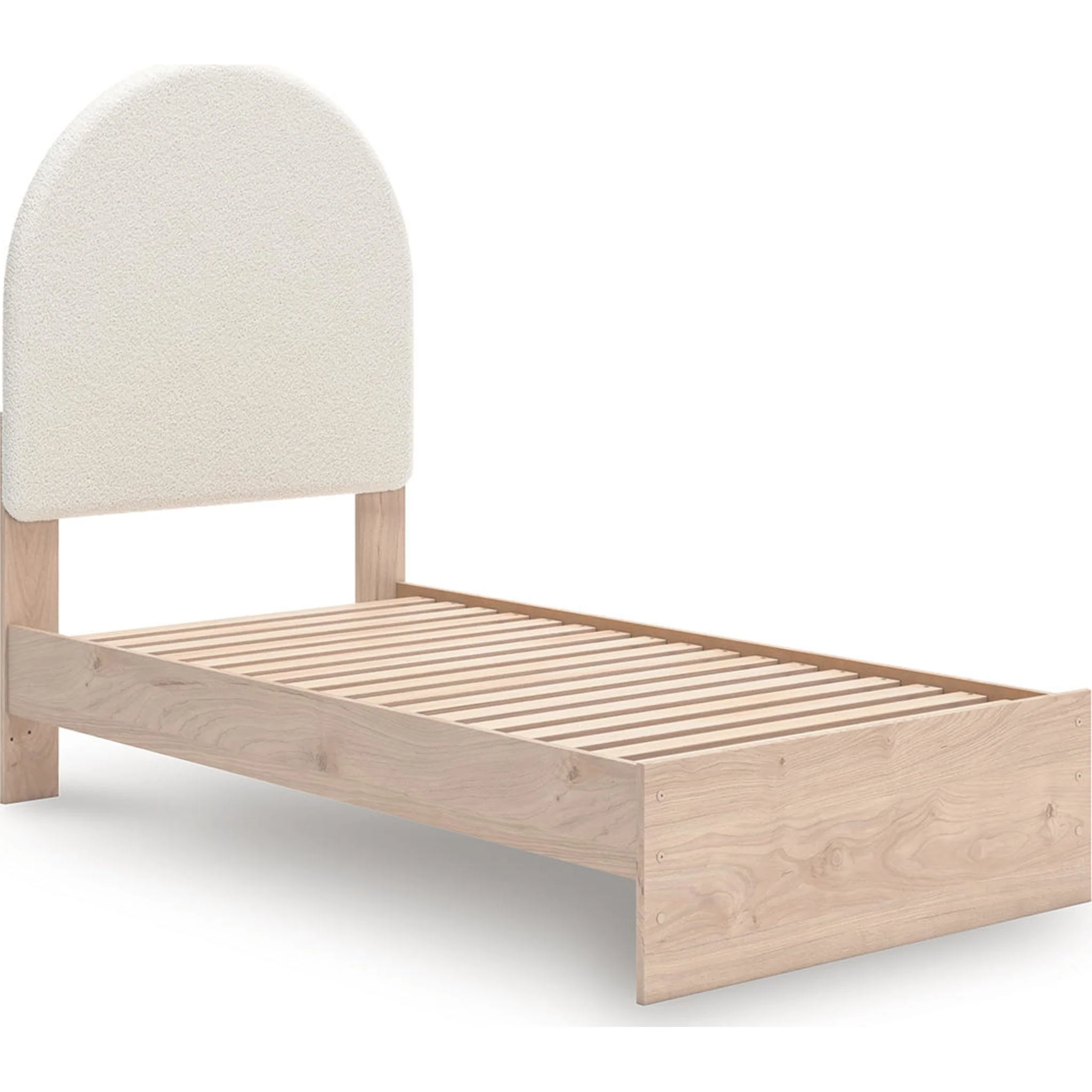 Arloster Platform Bed - Tan/White - Image 4