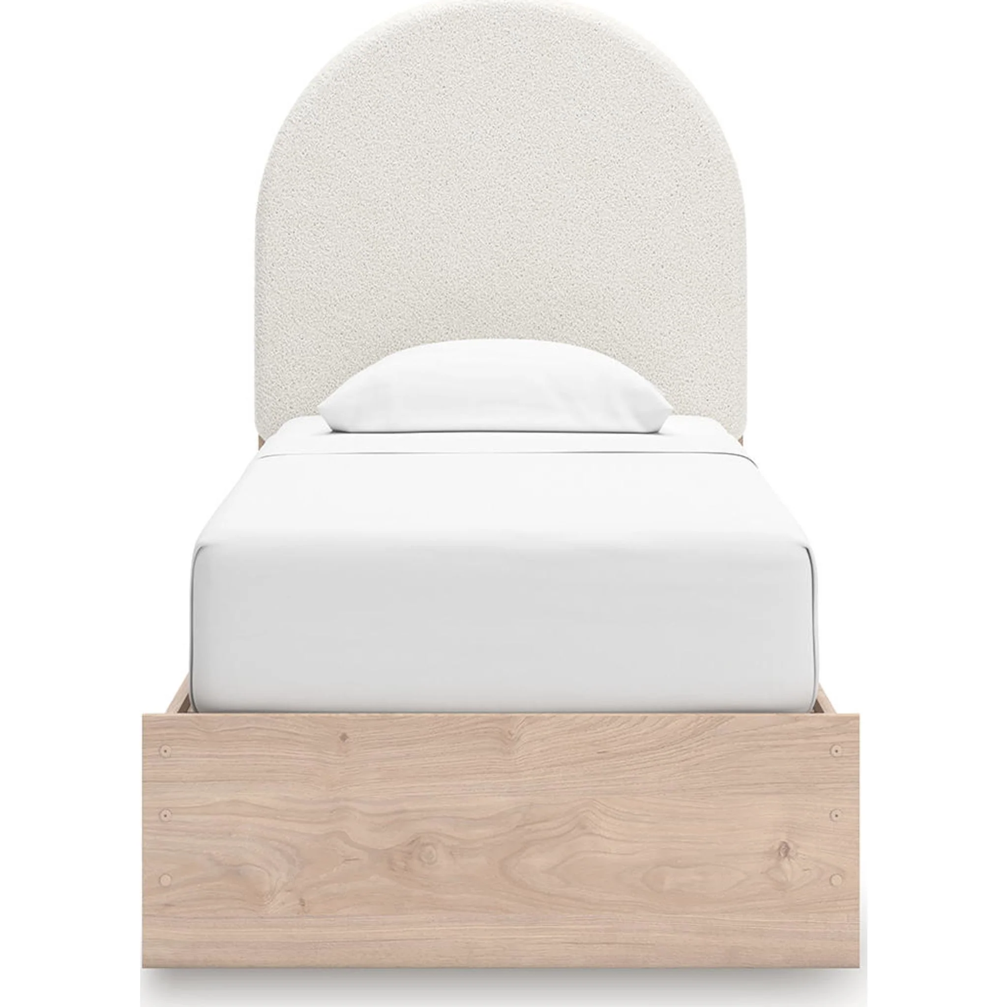 Arloster Platform Bed - Tan/White - Image 7