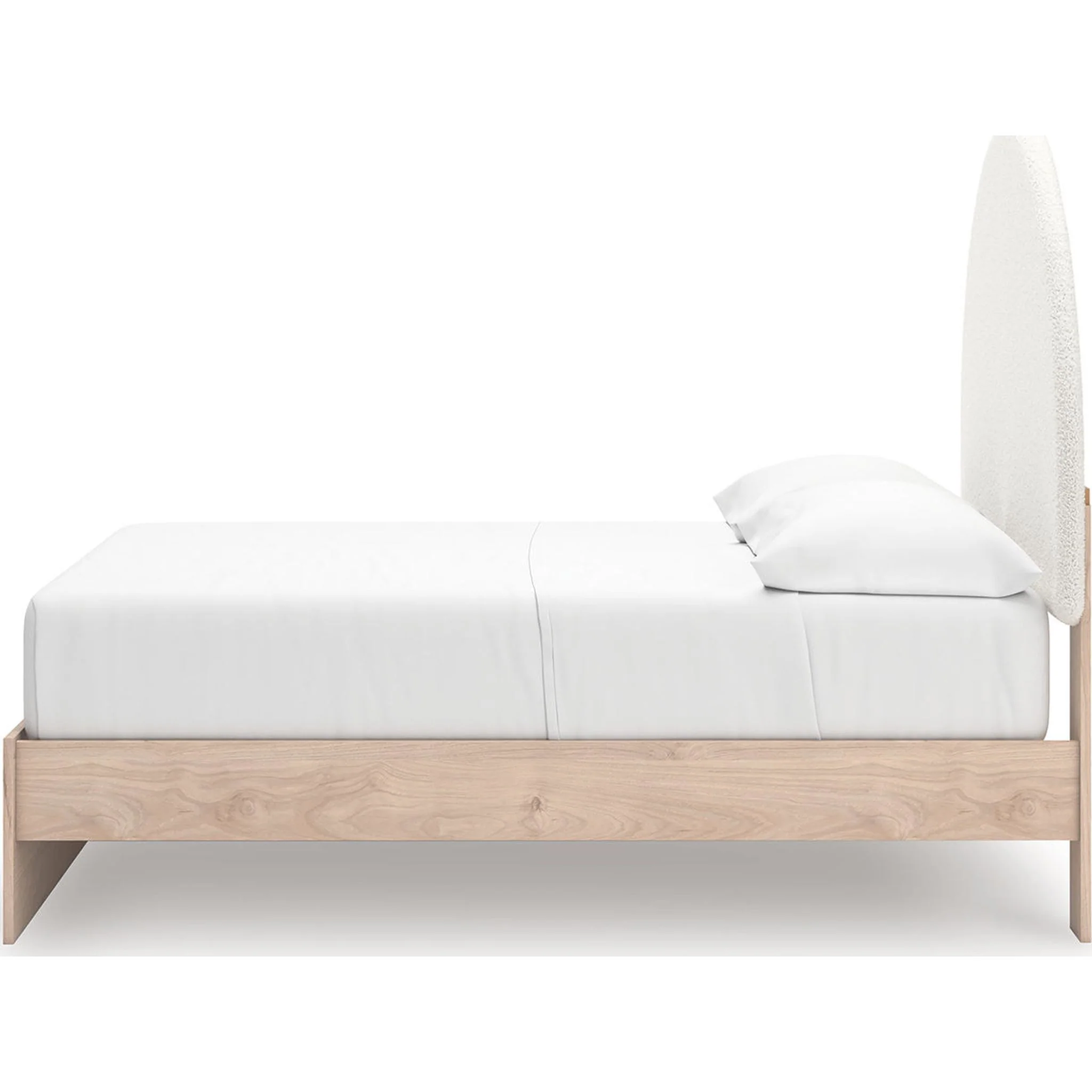 Arloster Platform Bed with 2 Drawer Storage - Tan/White - Image 20