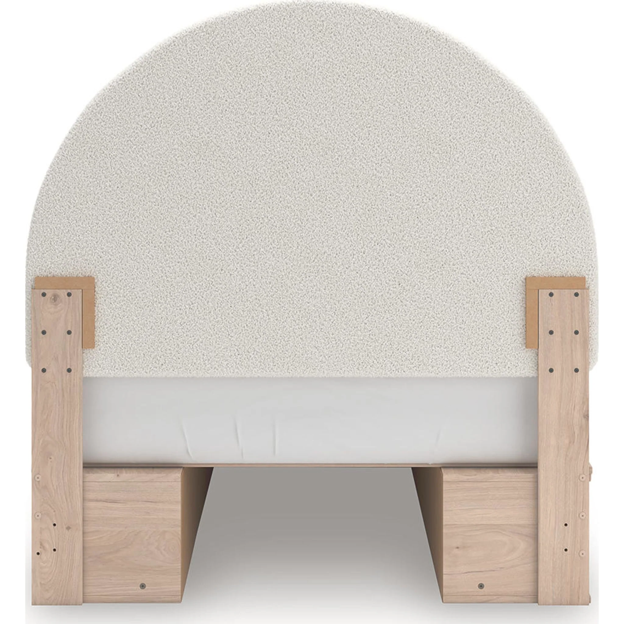 Arloster Platform Bed with 4 Drawer Storage - Tan/White - Image 38