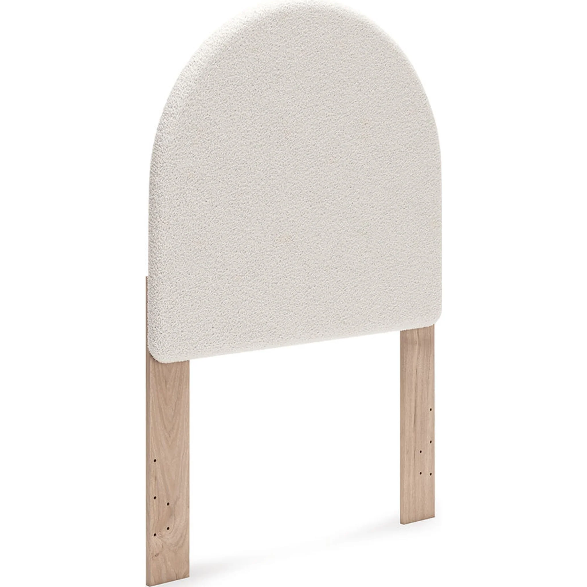 Arloster Upholstered Headboard - White/Tan - Image 2