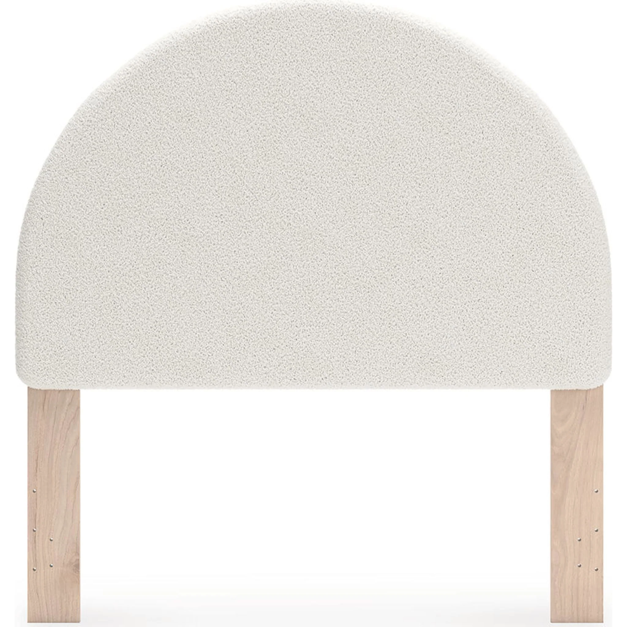 Arloster Upholstered Headboard - White/Tan - Image 7