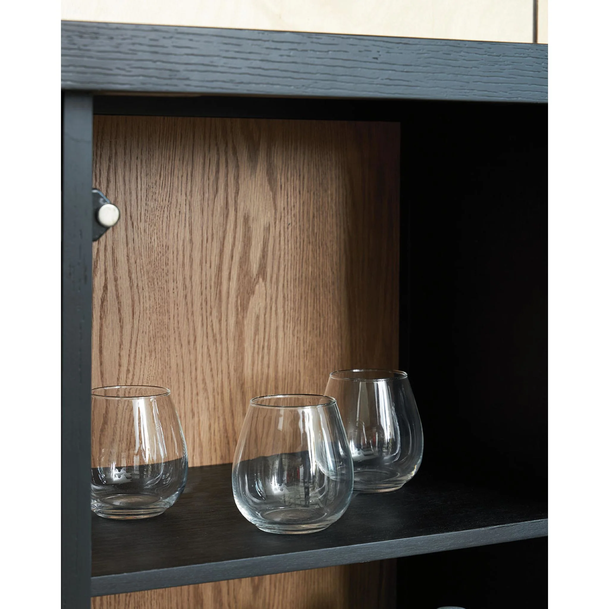Armenleigh Accent Cabinet - Black/Brown - Image 6